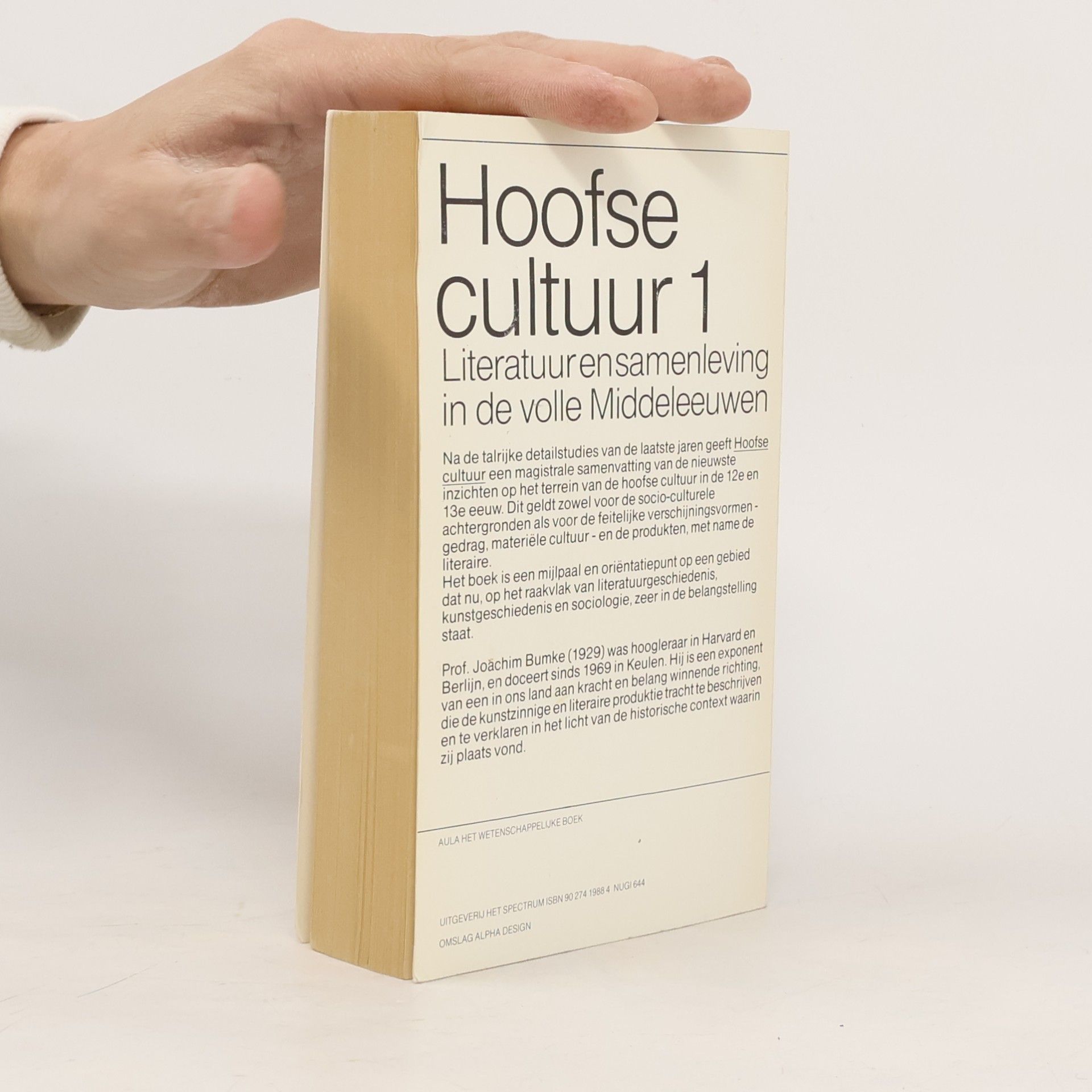 Joachim Bumke Hoofse cultuur