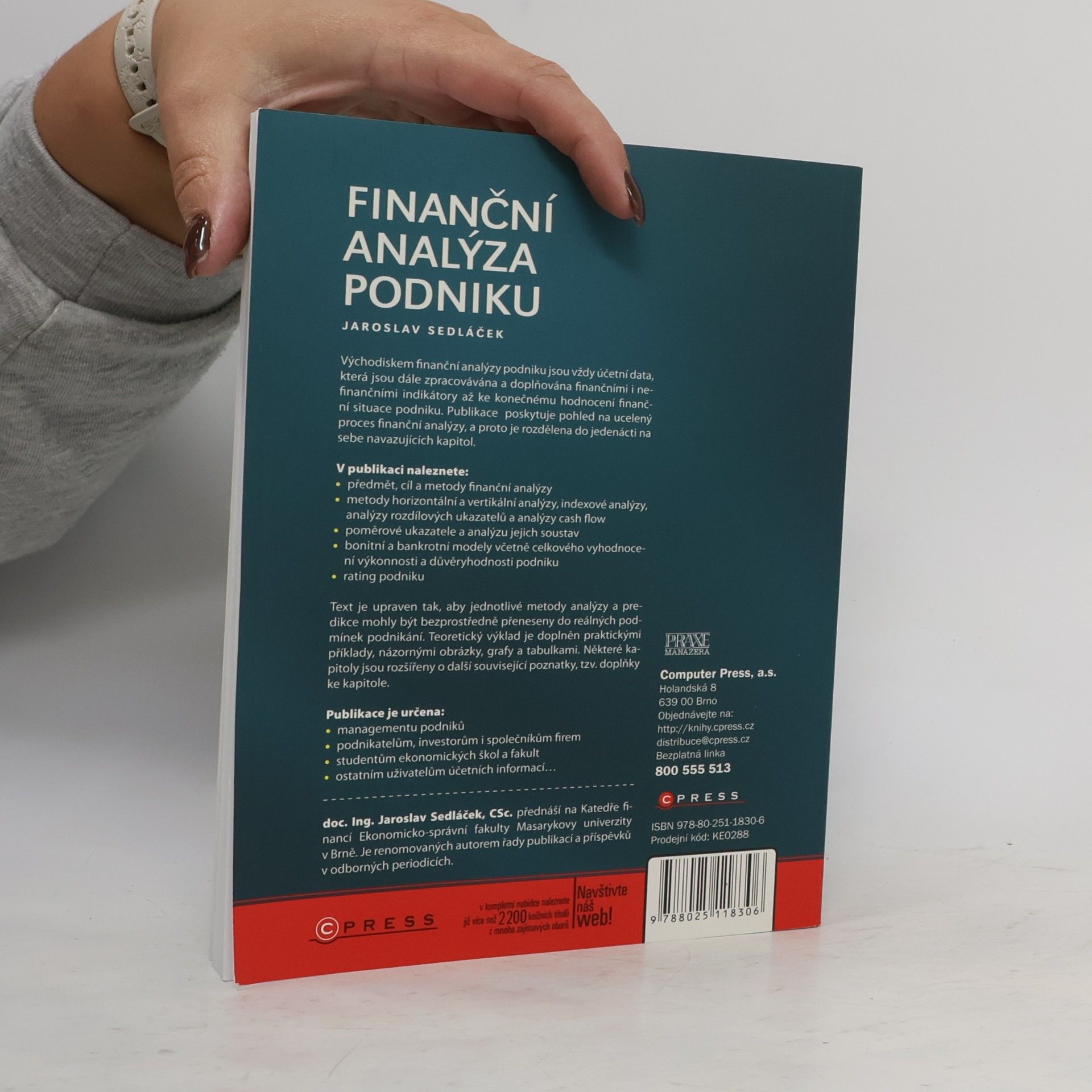 Jaroslav Sedláček Finanční analýza podniku