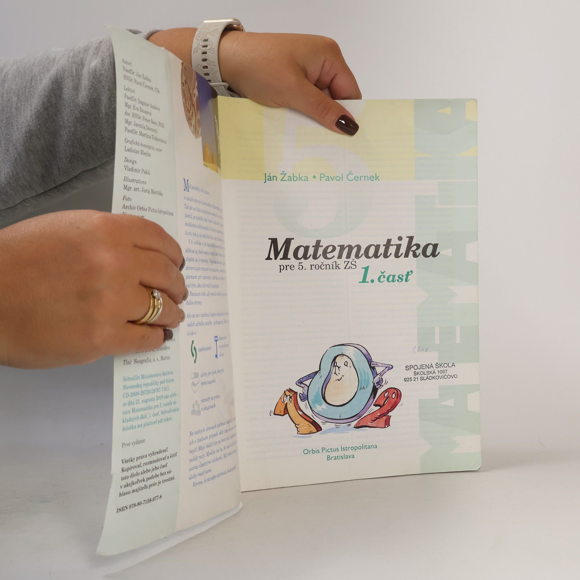 Ján Žabka Matematika 5 pre 5. ročník základných škôl - 1. časť učebnica
