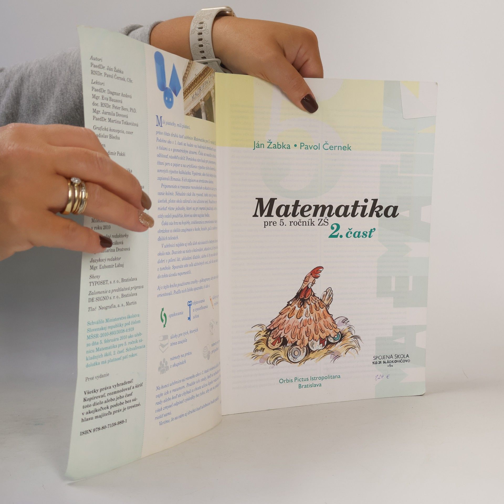 Ján Žabka Matematika 5 pre 5. ročník základných škôl - 2. časť učebnica