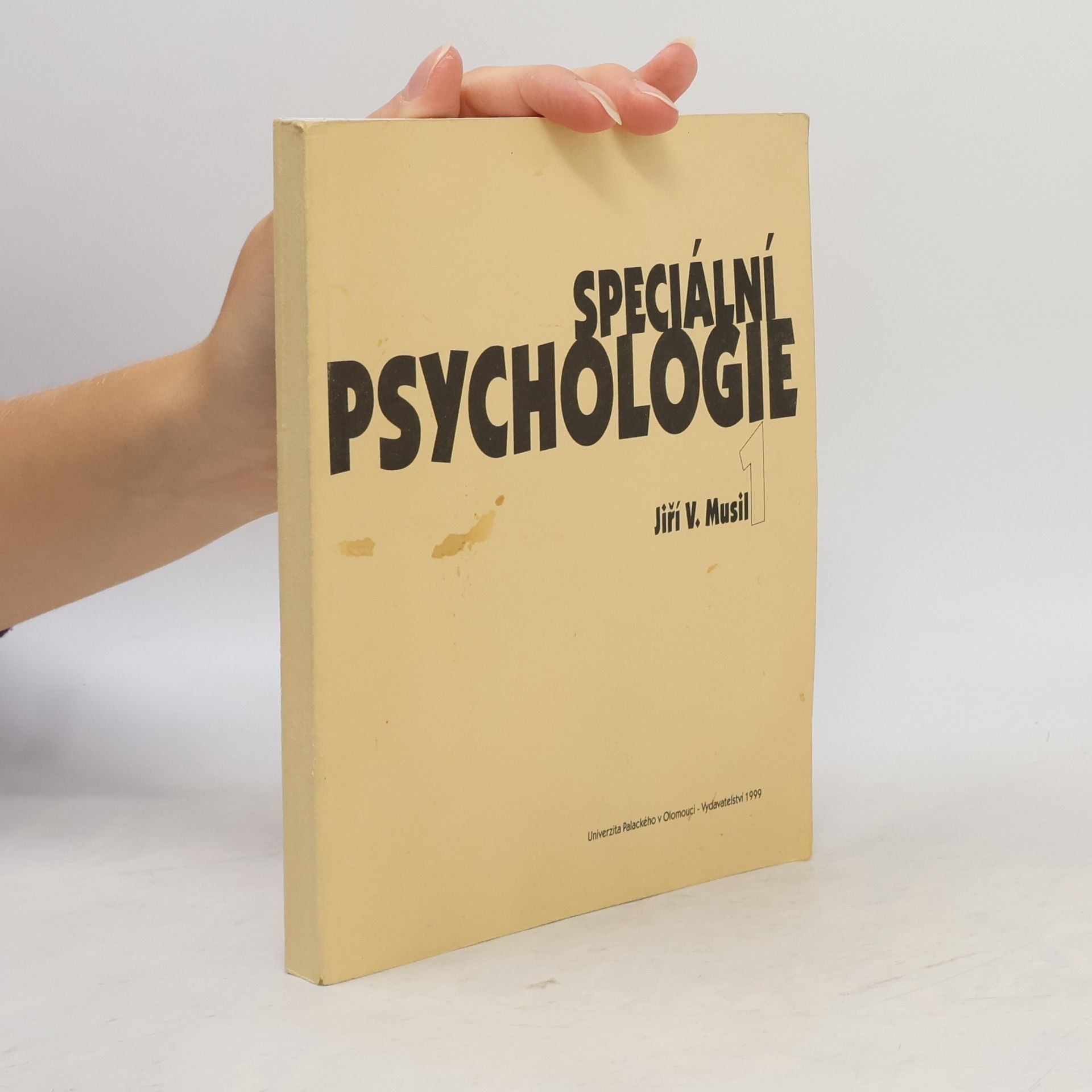 Speciální psychologie 1. díl