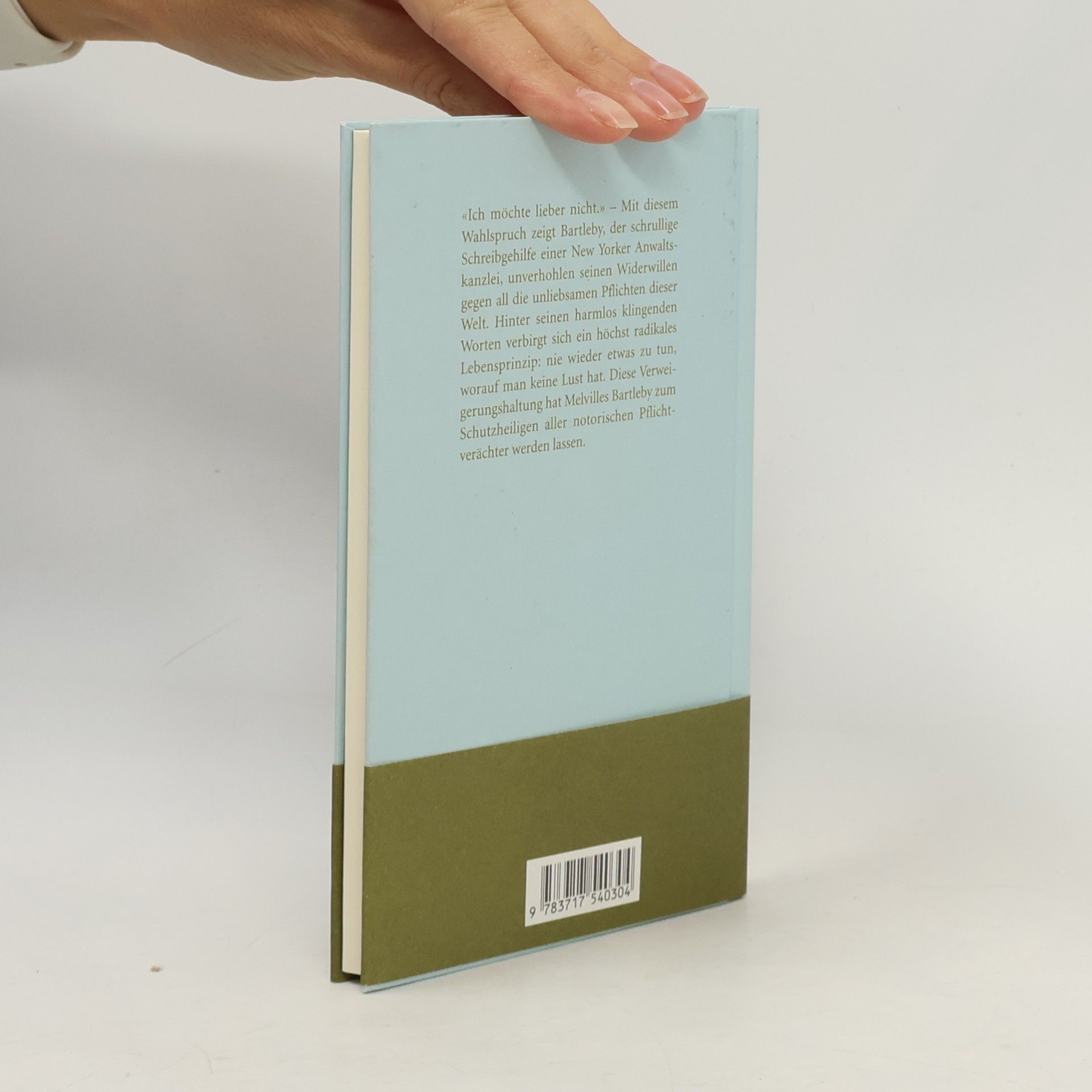 Herman Melville Bartleby, der Schreibgehilfe