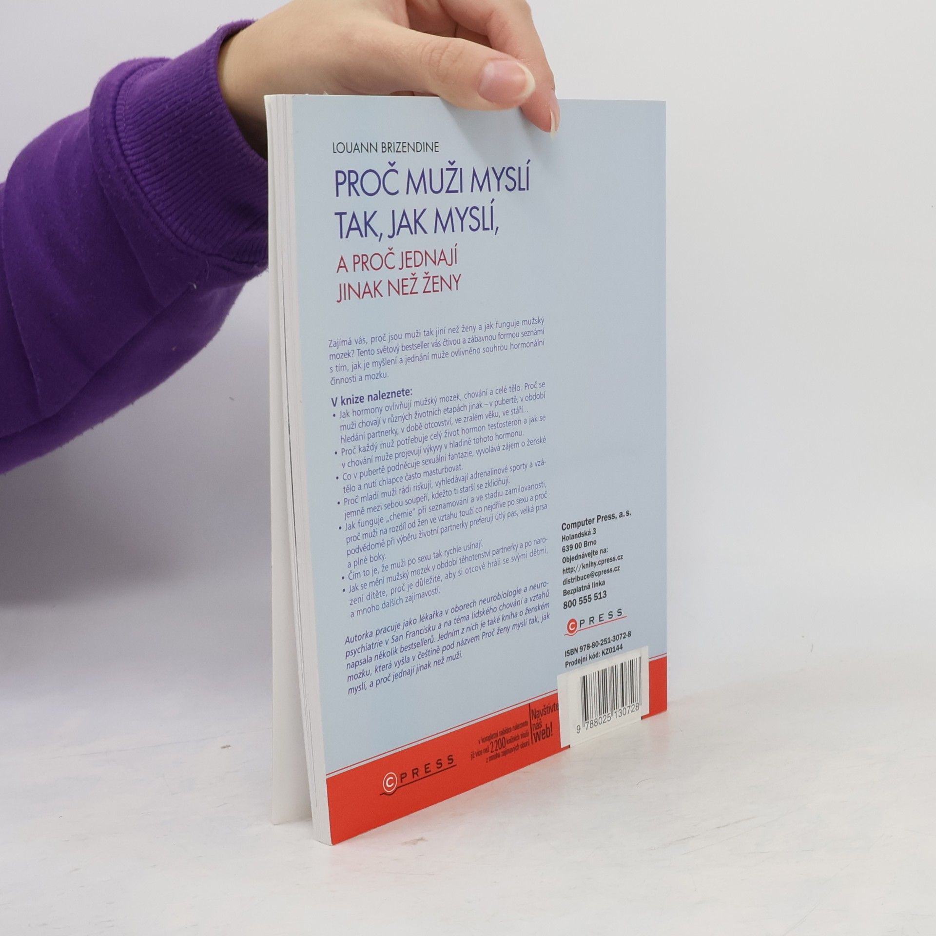 Louann Brizendine Proč muži myslí tak, jak myslí a proč jednají jinak než ženy