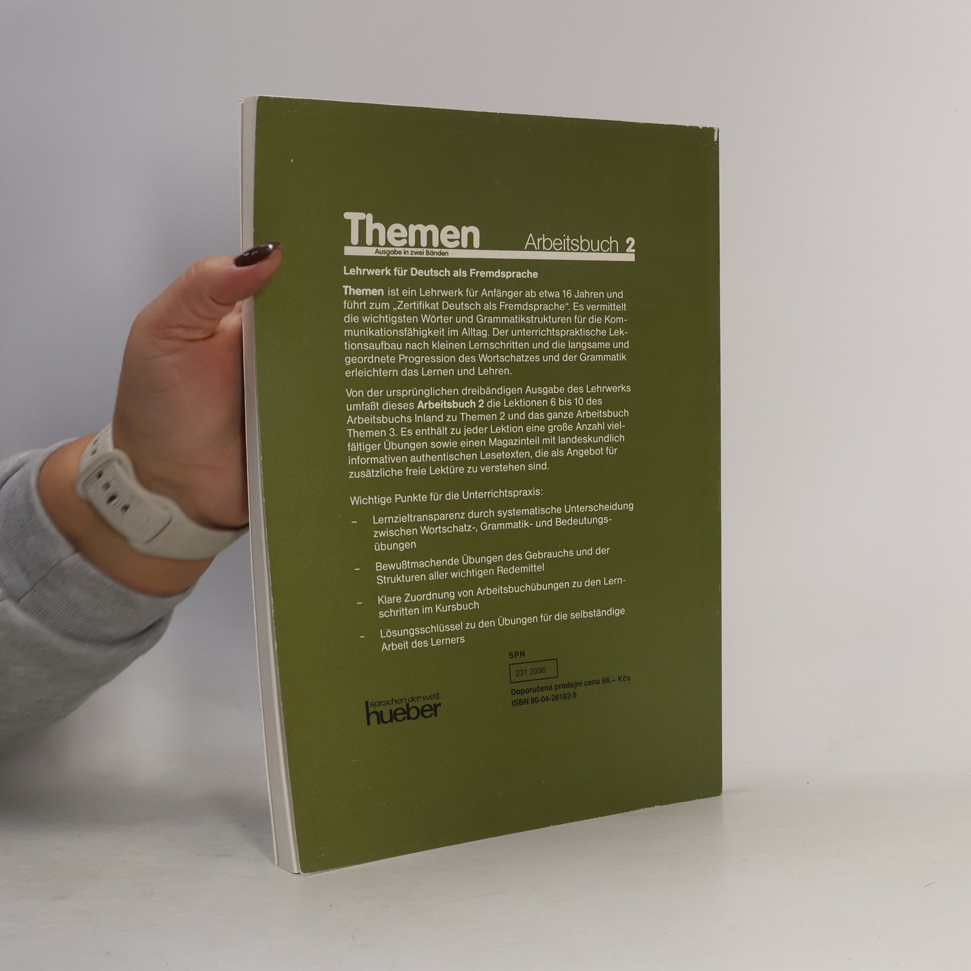 Hartmut Aufderstrasse Themen 2: Ausgabe in zwei Bänden. Lehrwerk für Deutsch als Fremdsprache Arbeitsbuch.