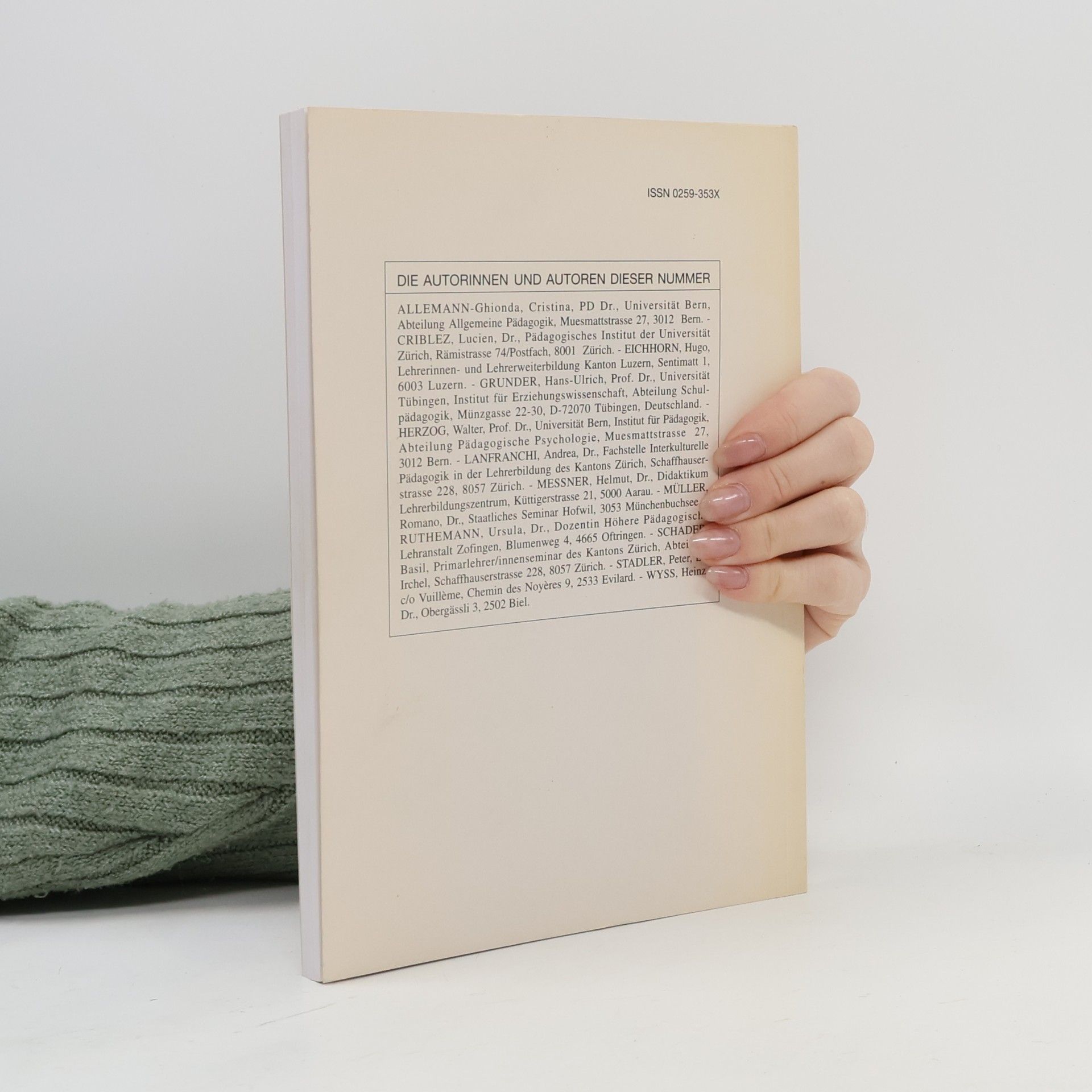 Helmut Messner Beiträge zur Lehrerbildung