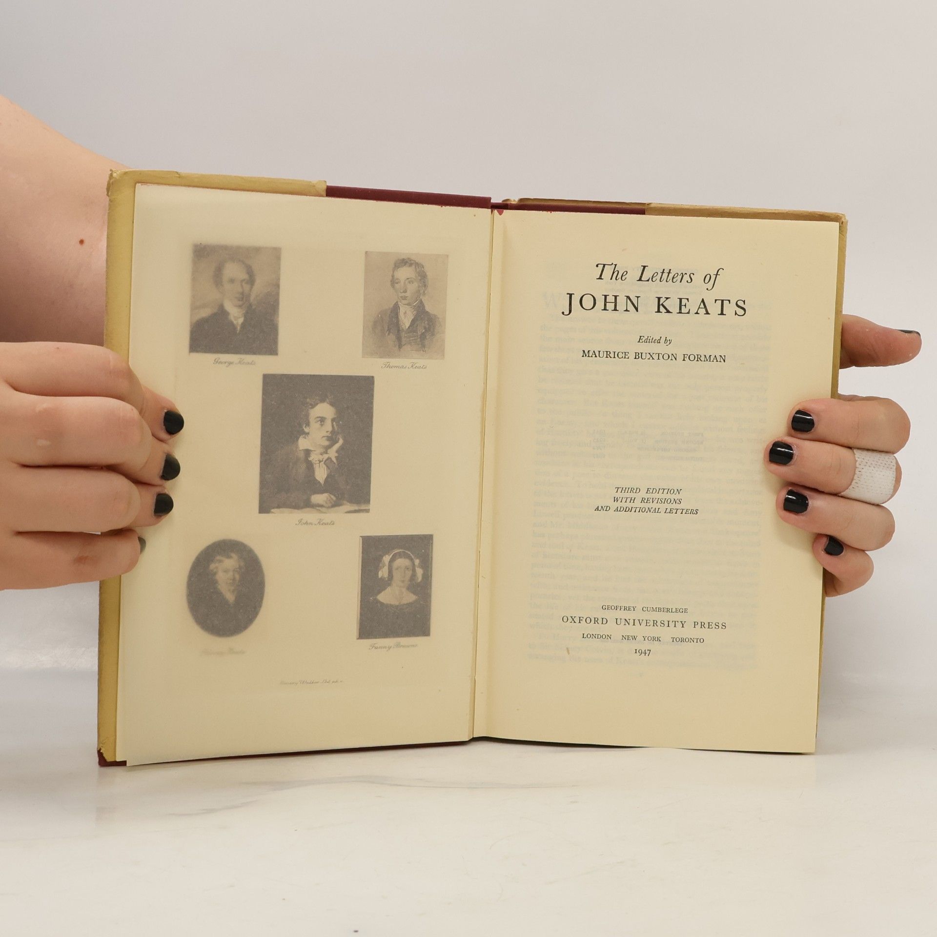 John Keats The Letters of John Keats