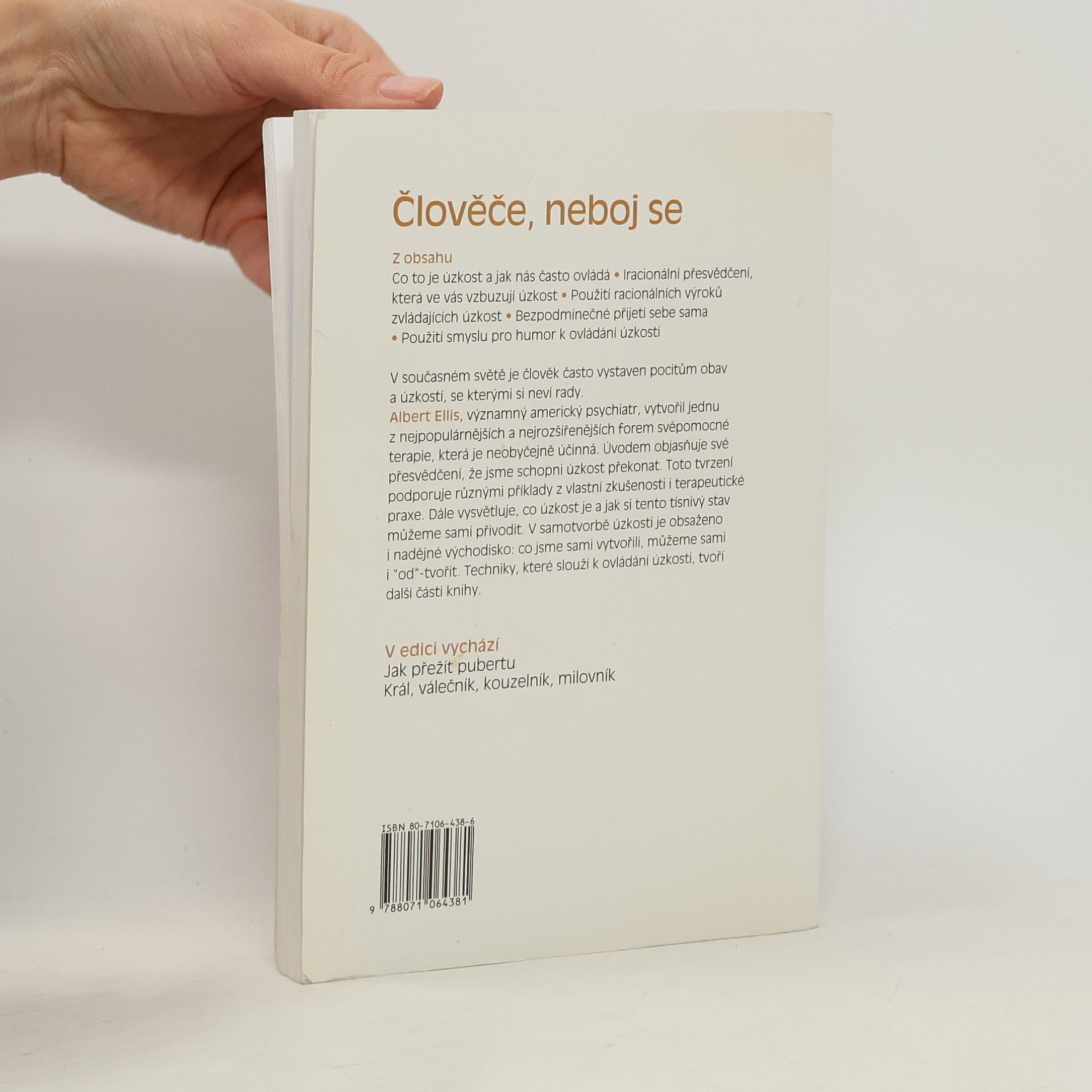 Albert Ellis Člověče, neboj se
