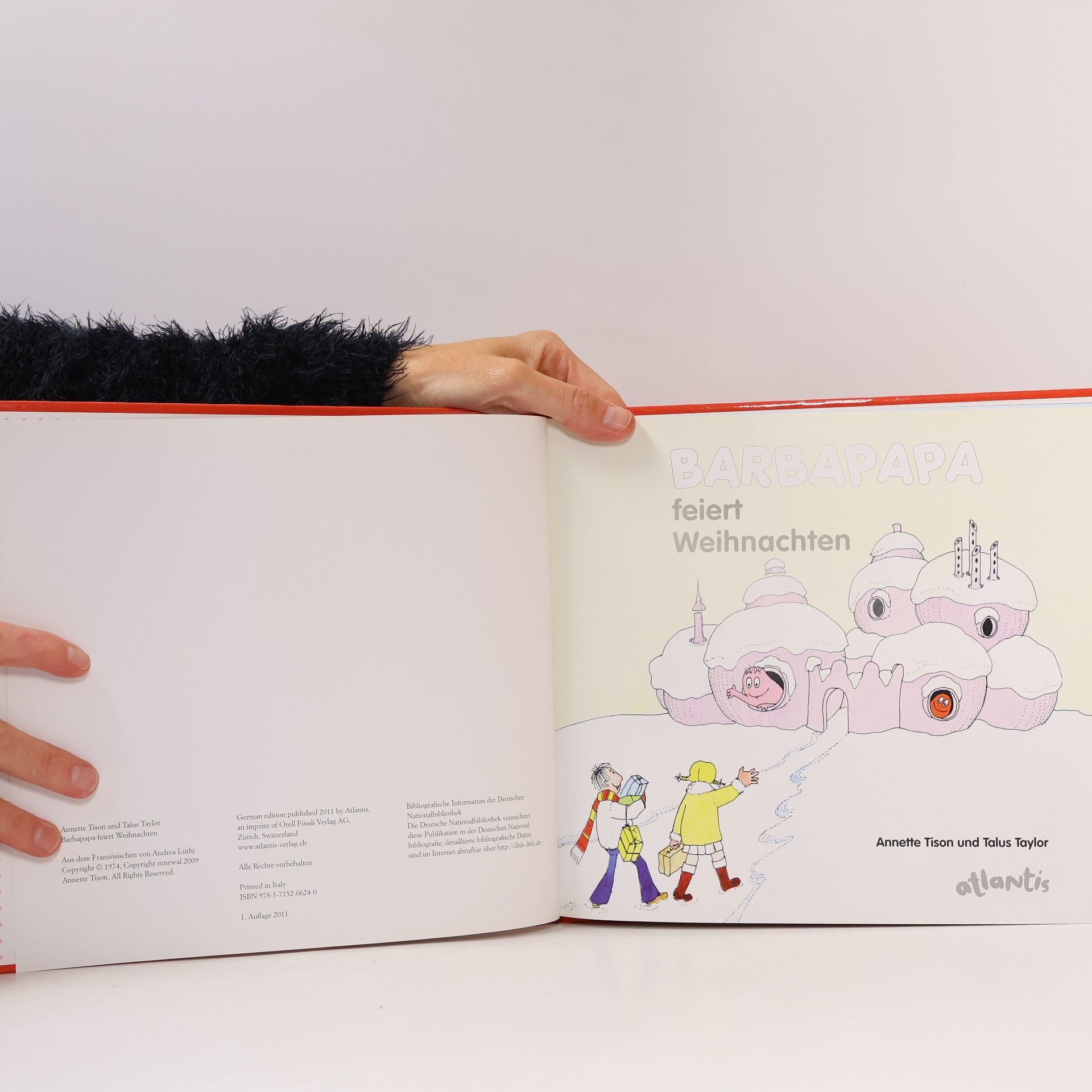 Annette Tison Barbapapa feiert Weihnachten