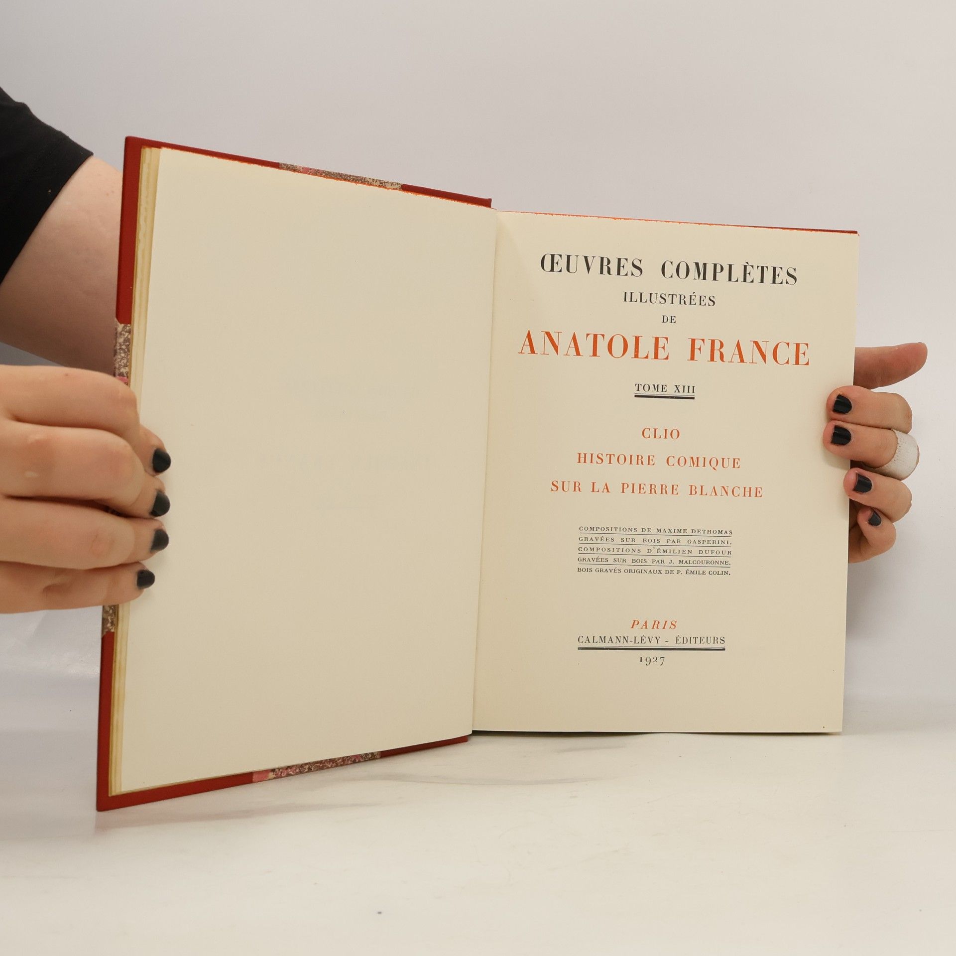 Anatole France Oeuvres Complétes illustrées de Anatole Frane