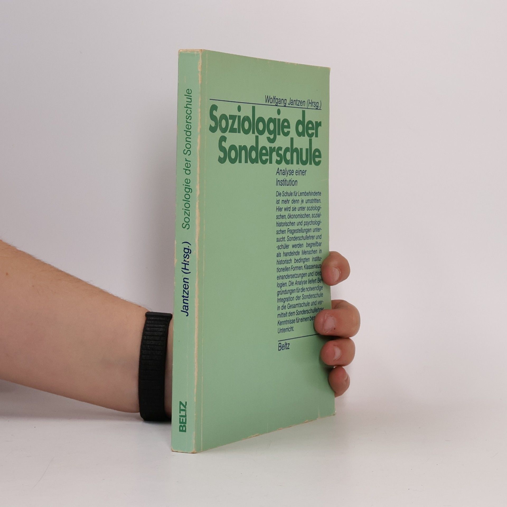 Wolfgang Jantzen Soziologie der Sonderschule