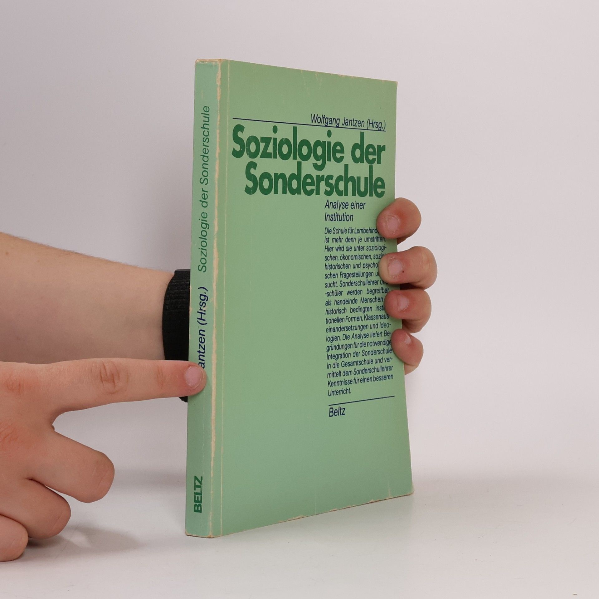 Wolfgang Jantzen Soziologie der Sonderschule