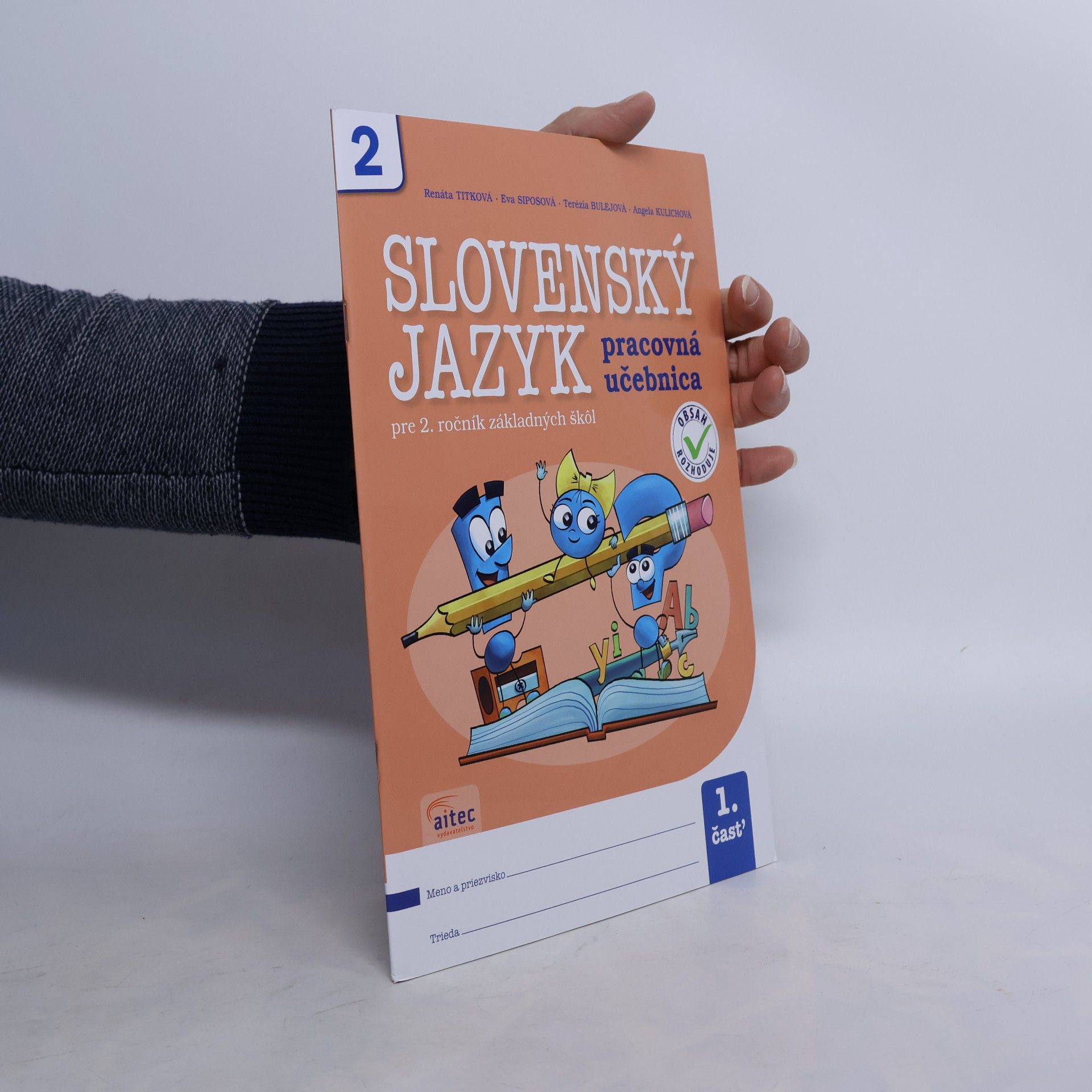 Slovenský jazyk pre 2. ročník základných škol. Pracovná učebnica