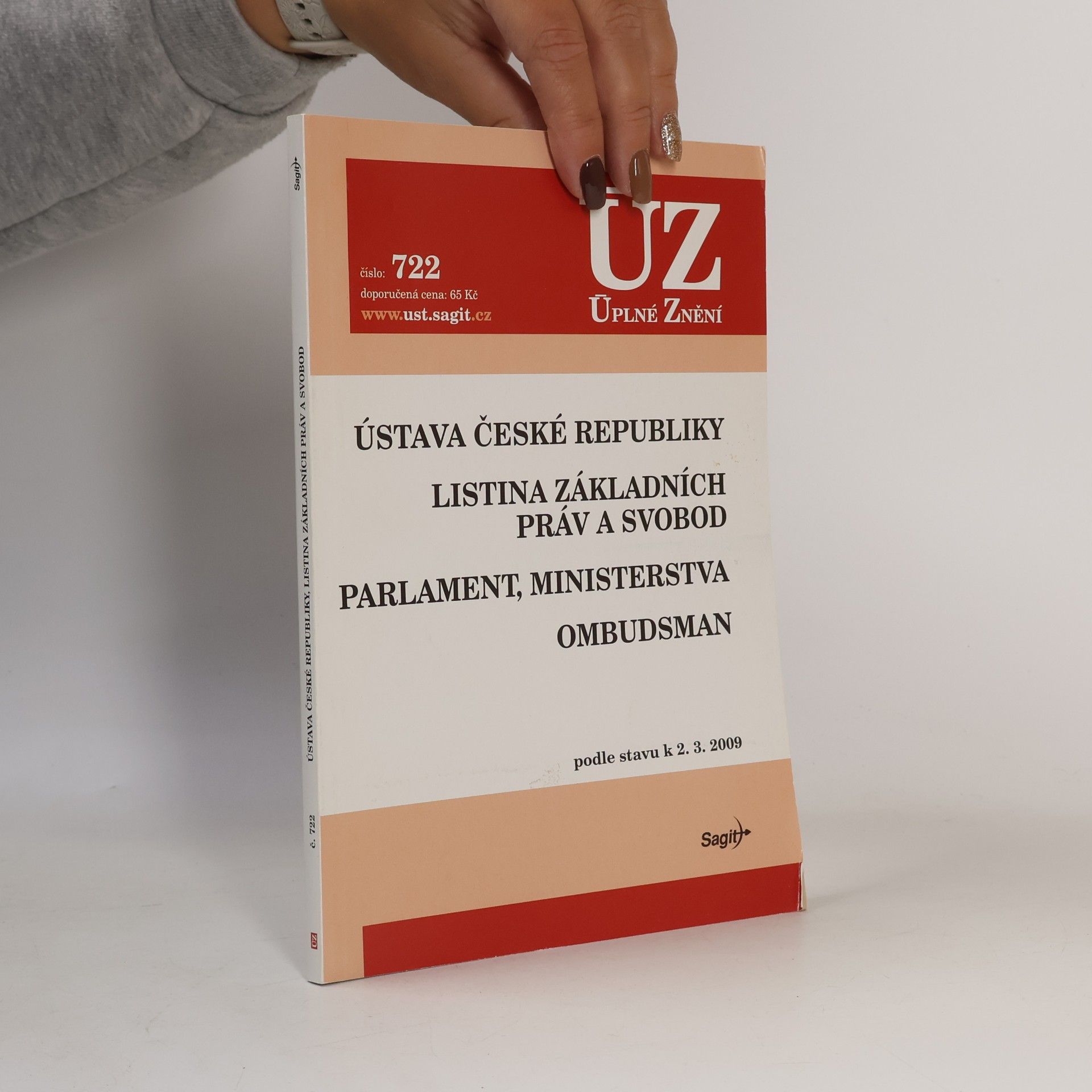 Collectif d'auteurs Ústava České republiky. Listina základních práv a svobod. Parlament, ministerstva. Ombudsman