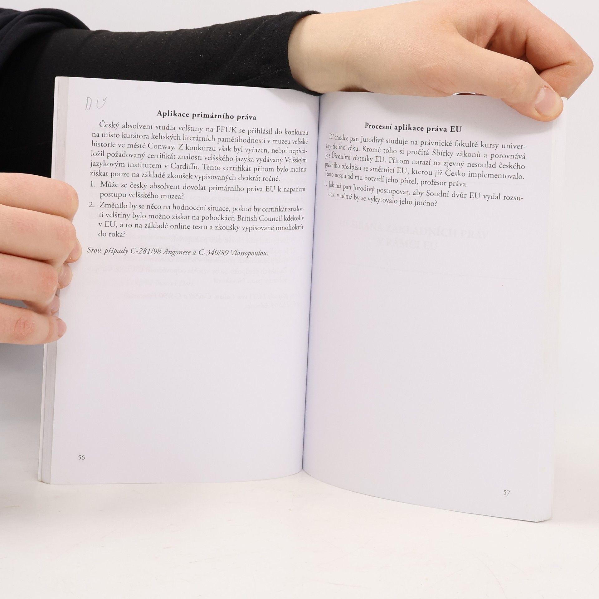 Auteurscollectief Příklady z evropského práva