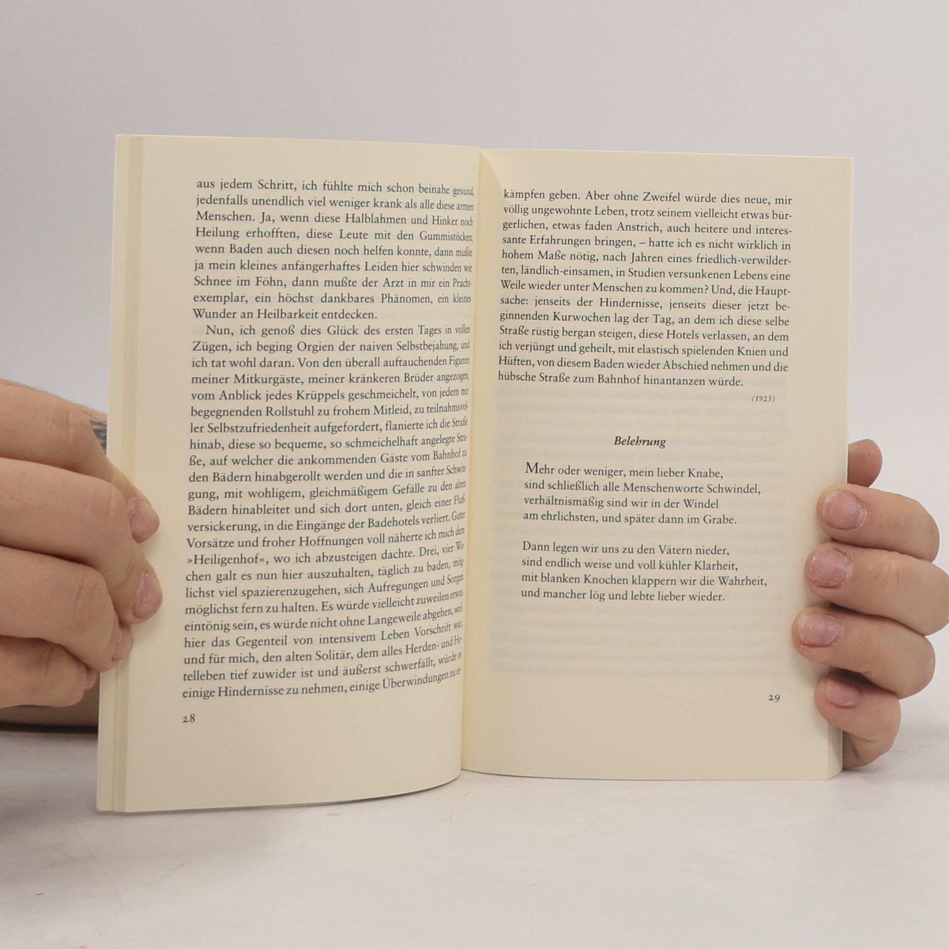 Hermann Hesse Mit der Reife wird man immer jünger