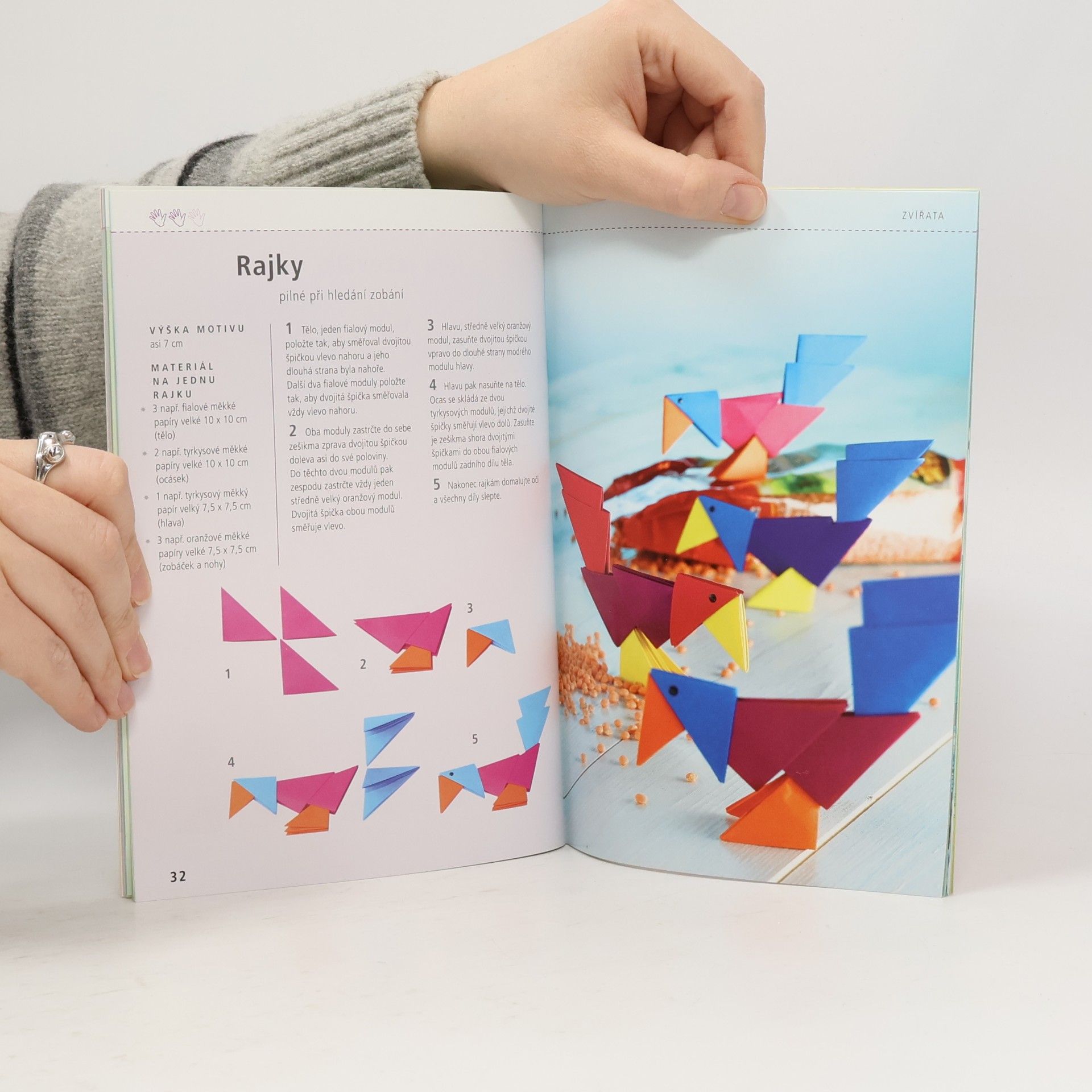 Daniel Täubner Tangrami. Figurky a dekorace z dílků origami