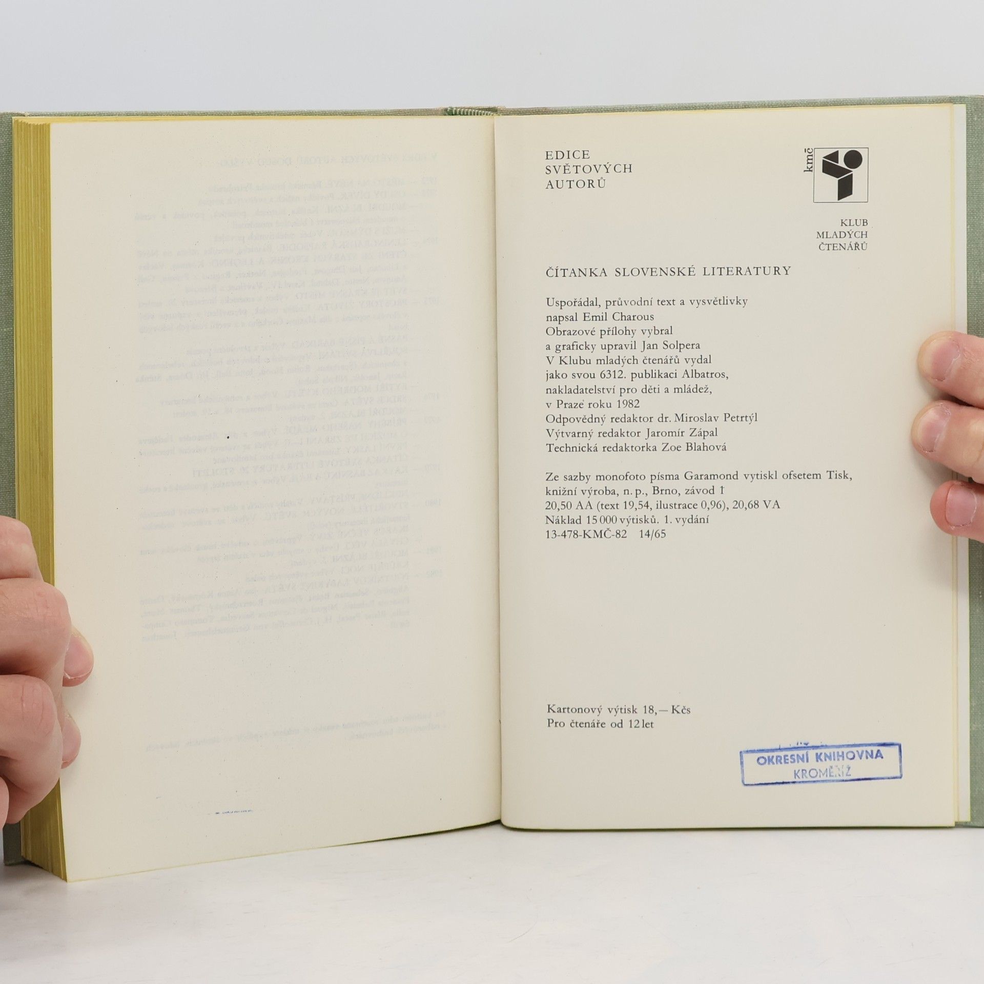 Kolektív autorov Čítanka slovenské literatury