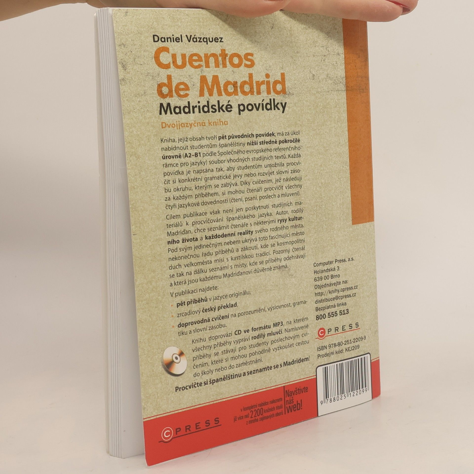 Daniel Vázquez Touriño Cuentos de Madrid = Madridské povídky