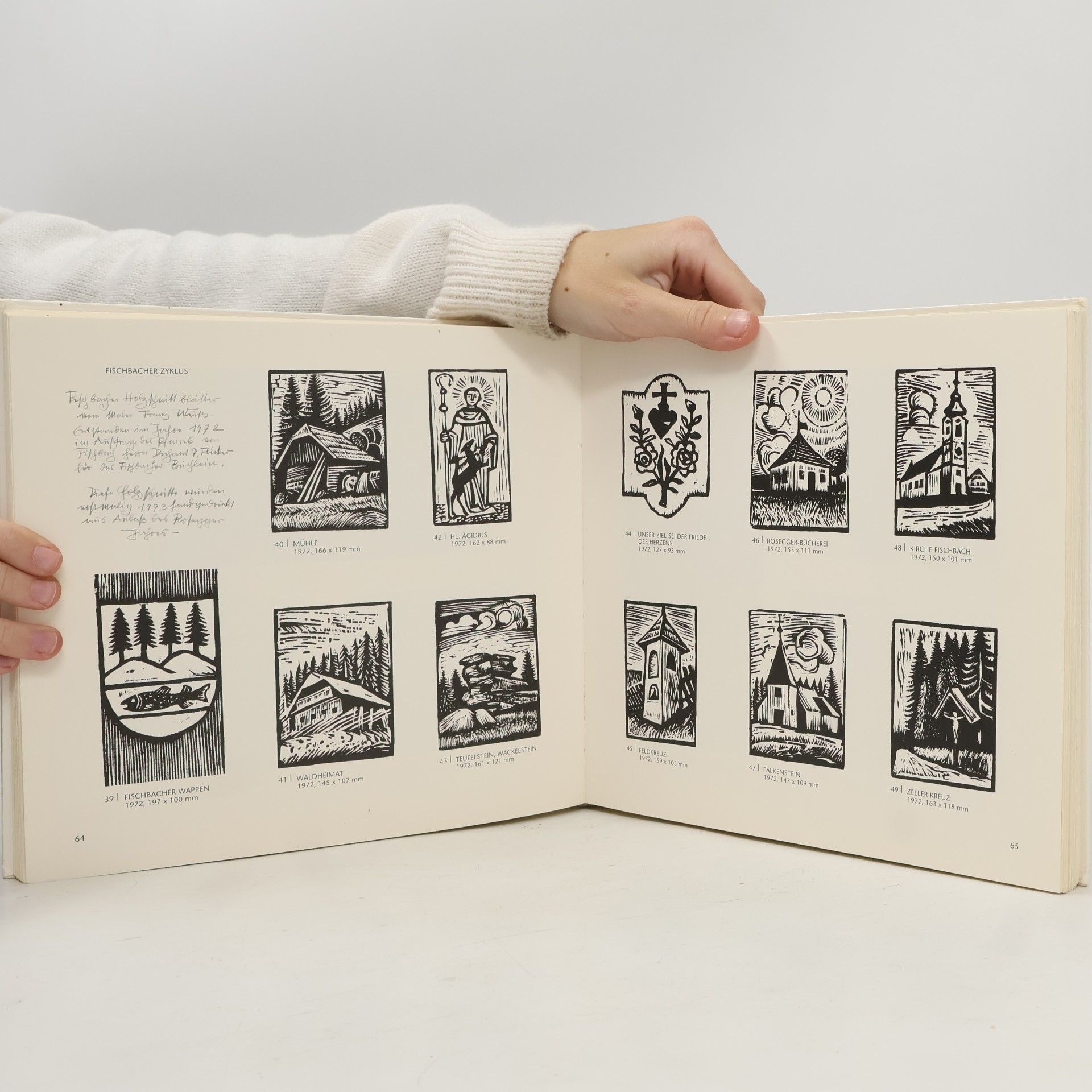 Franz Weiss Franz Weiss. Bilder in Holz geschnitten. Holzschnitte 1950-2006