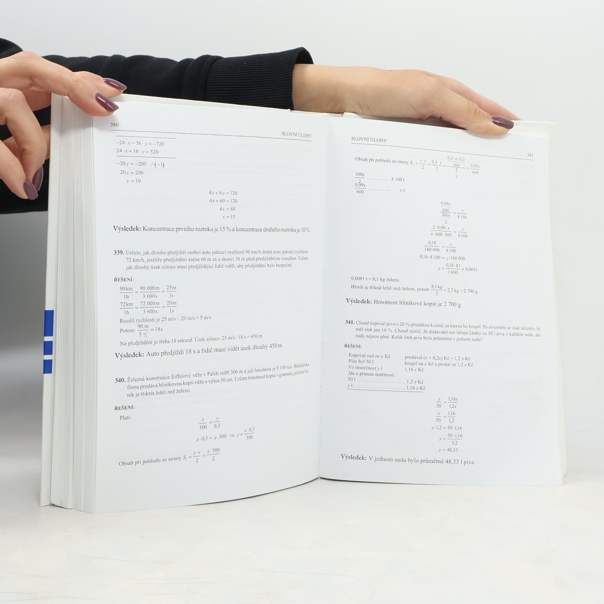 Ján Kováčik Řešené příklady z matematiky pro základní školy, pro osmiletá gymnázia
