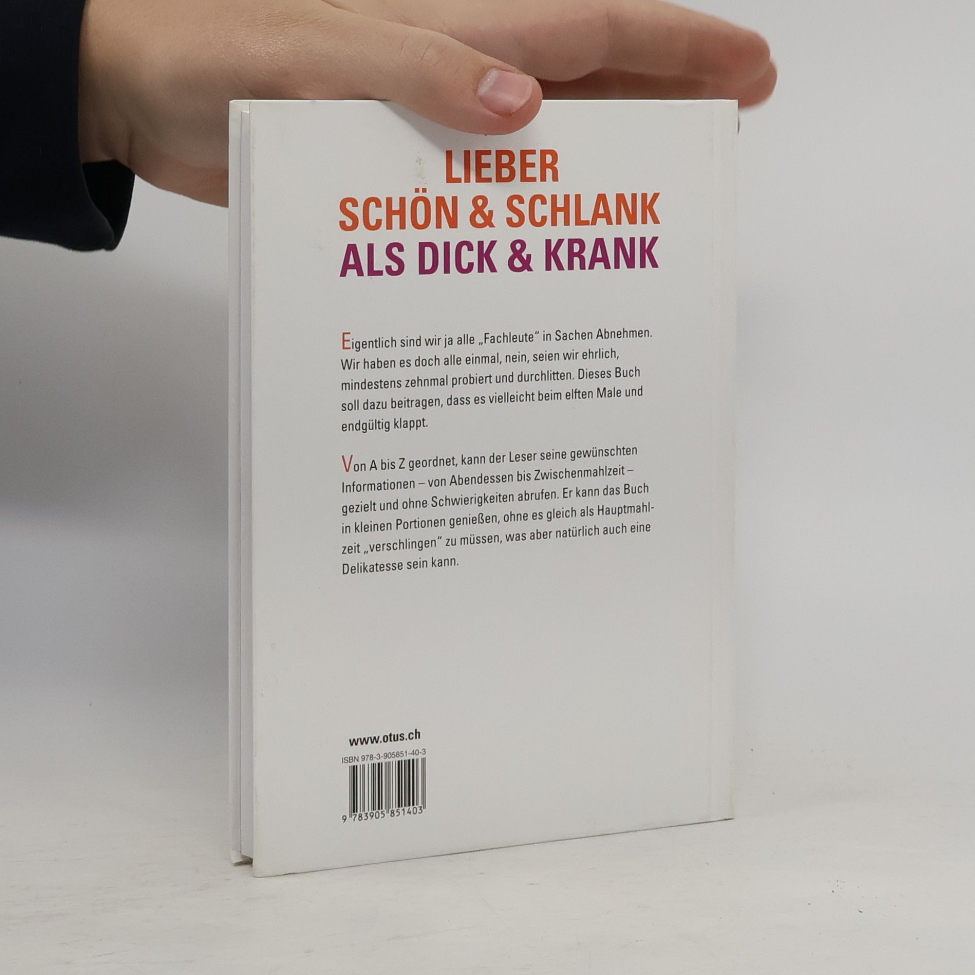 Josef Blaumeiser Lieber schön & schlank als dick & krank
