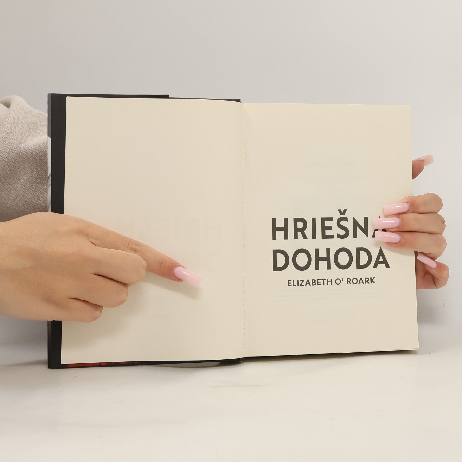 O´Roark Elizabeth Hriešna dohoda