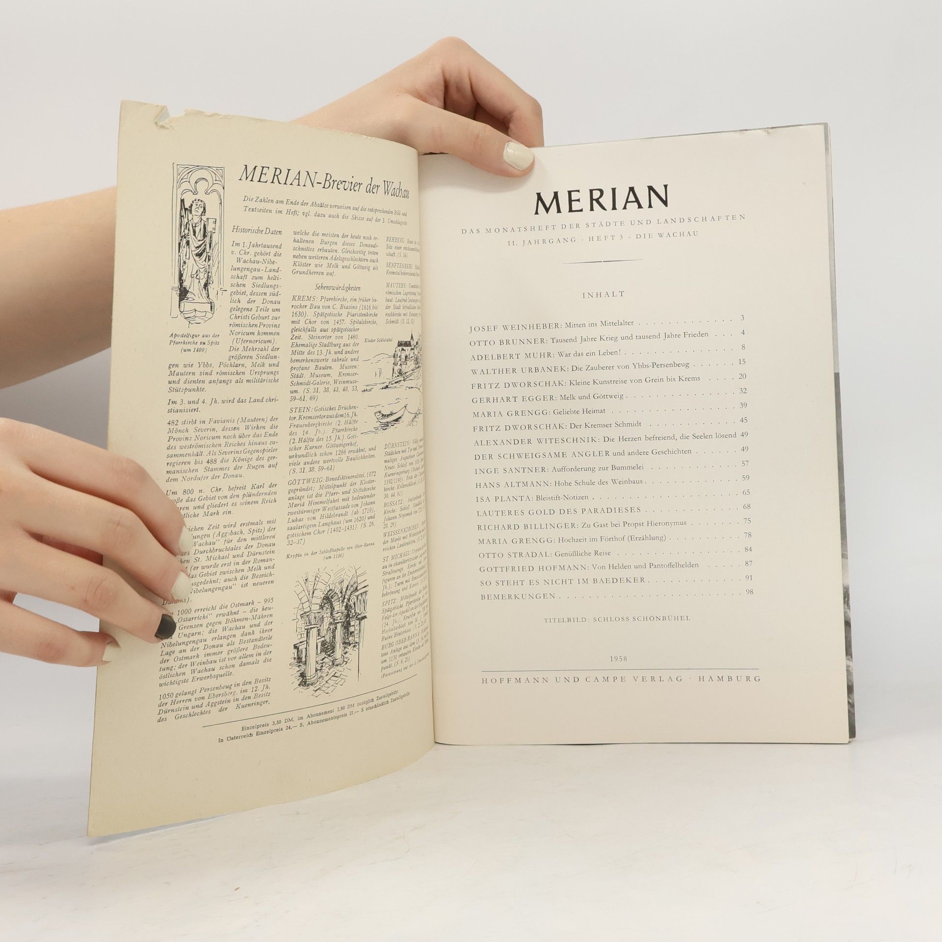 Collectif d'auteurs Merian 3/XI. Die Wachau