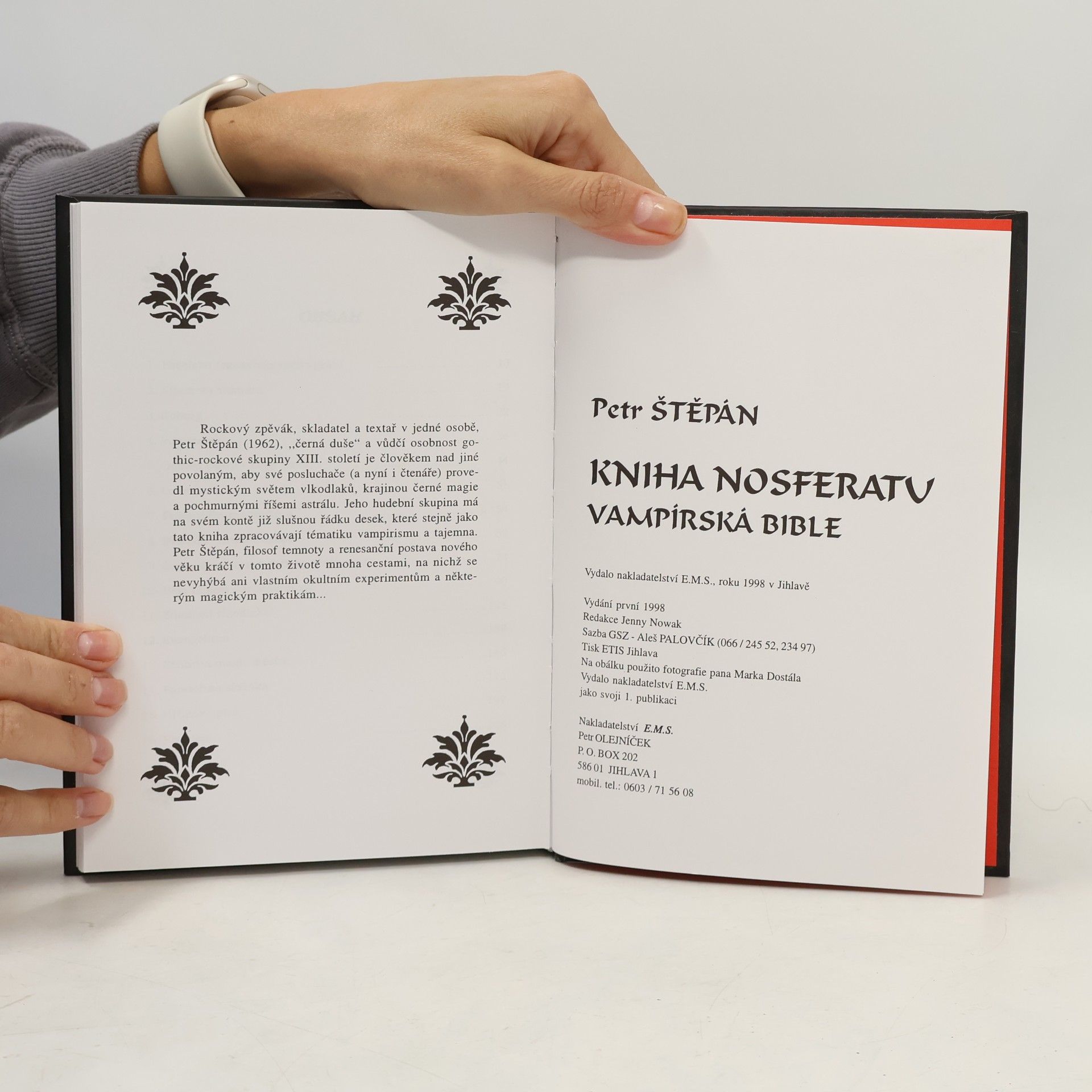 Petr Štěpán Kniha Nosferatu. Vampírská bible