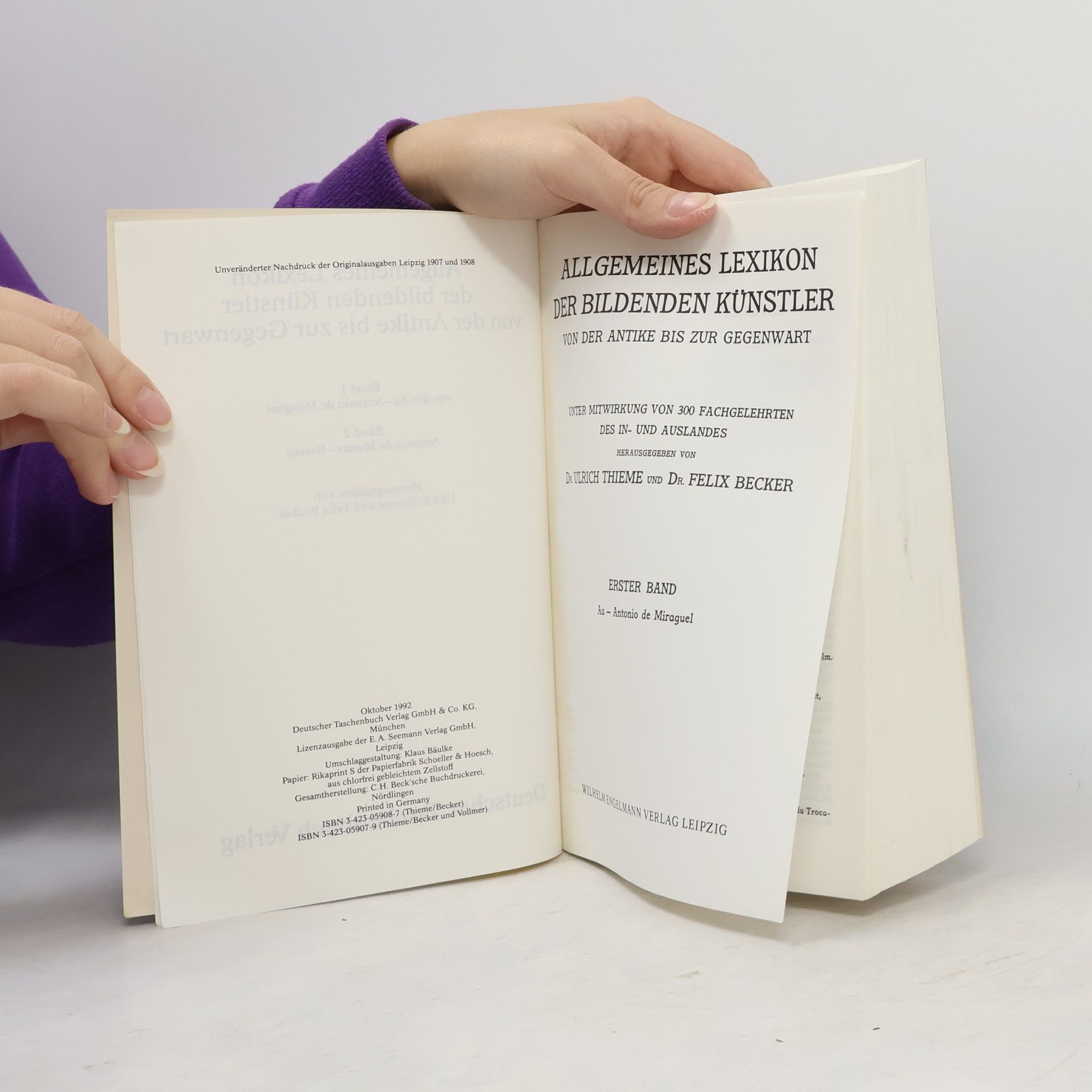 Autorenkollektiv Thieme/Becker 1/2