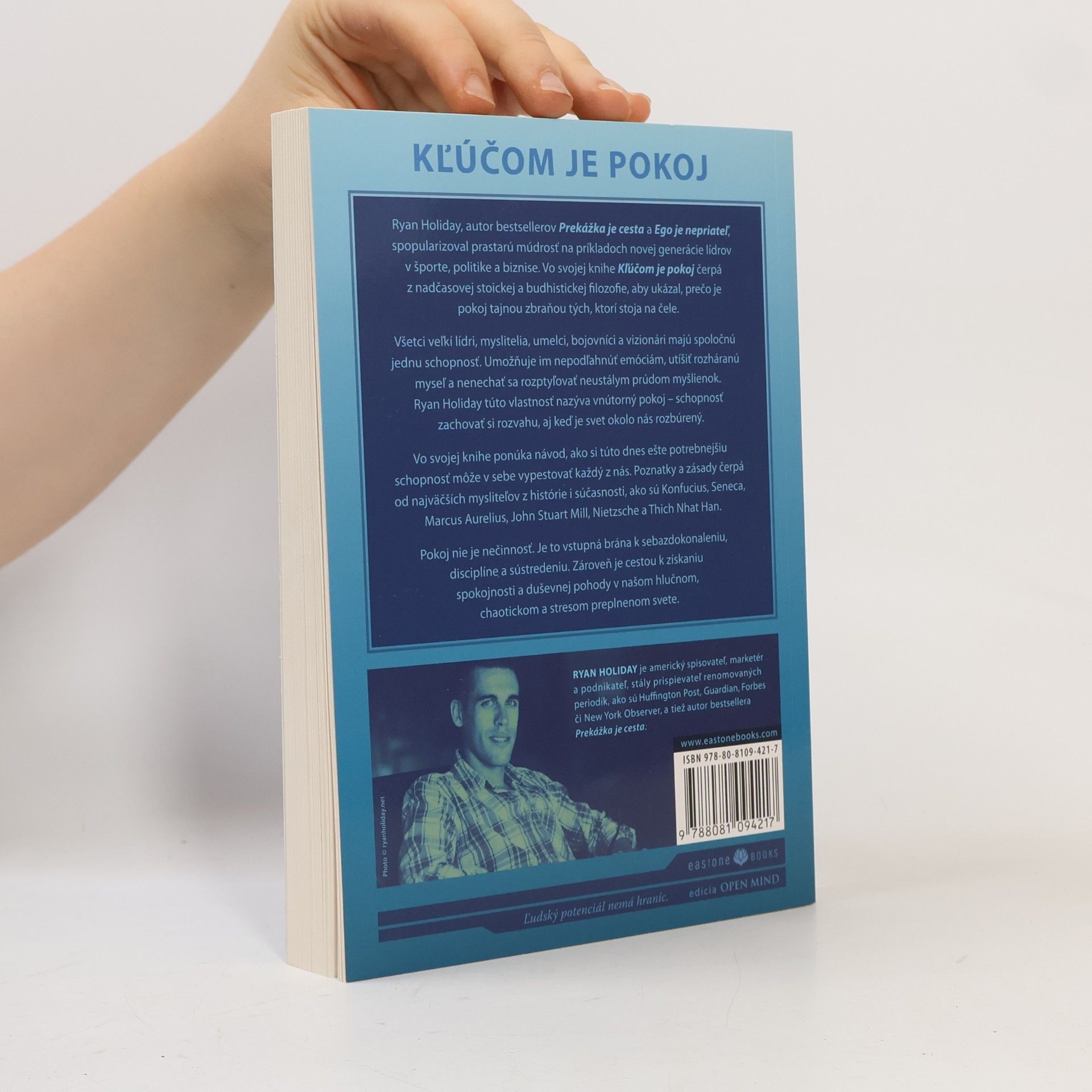 Ryan Holiday Kľúčom je pokoj
