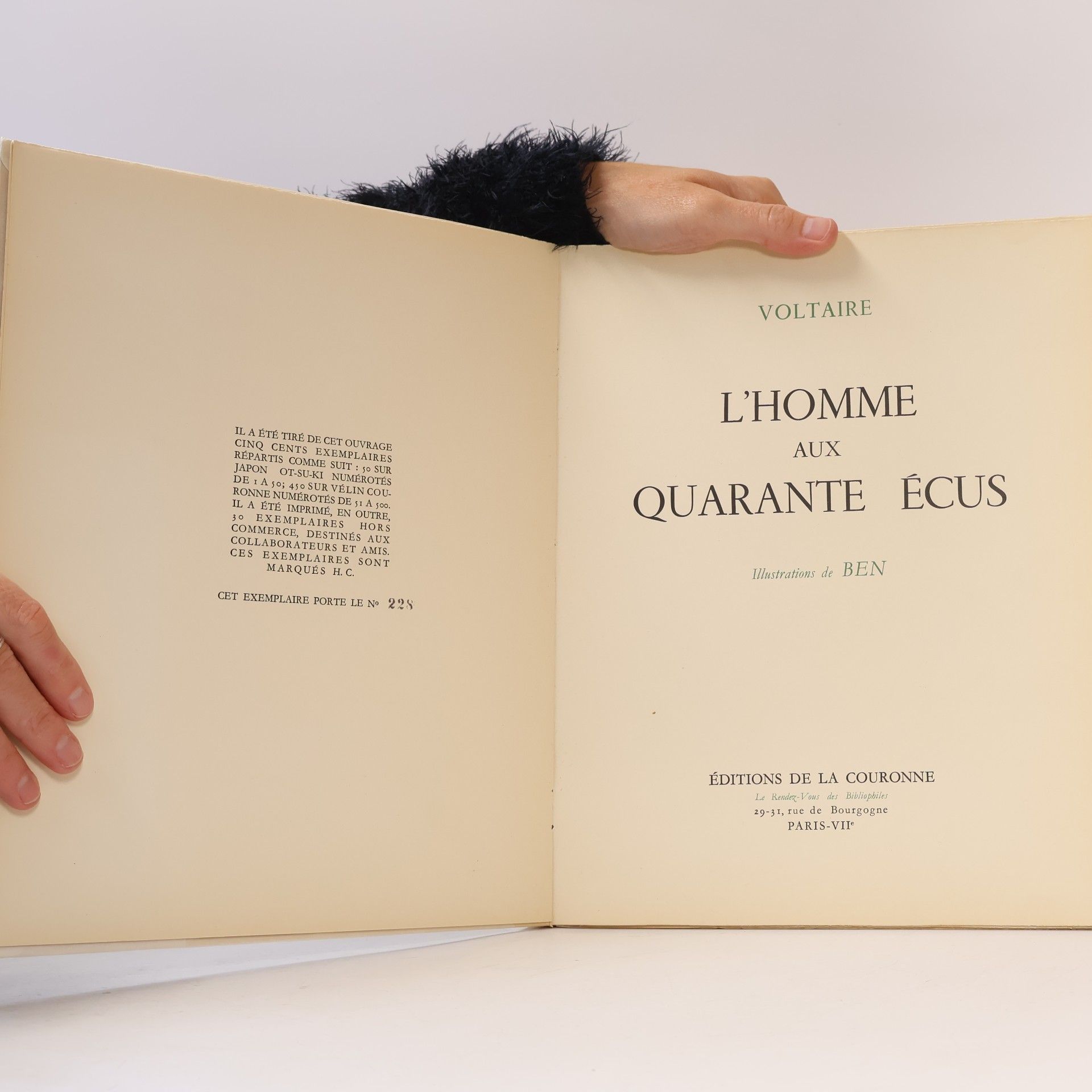 Voltaire L'homme aux 40 écus