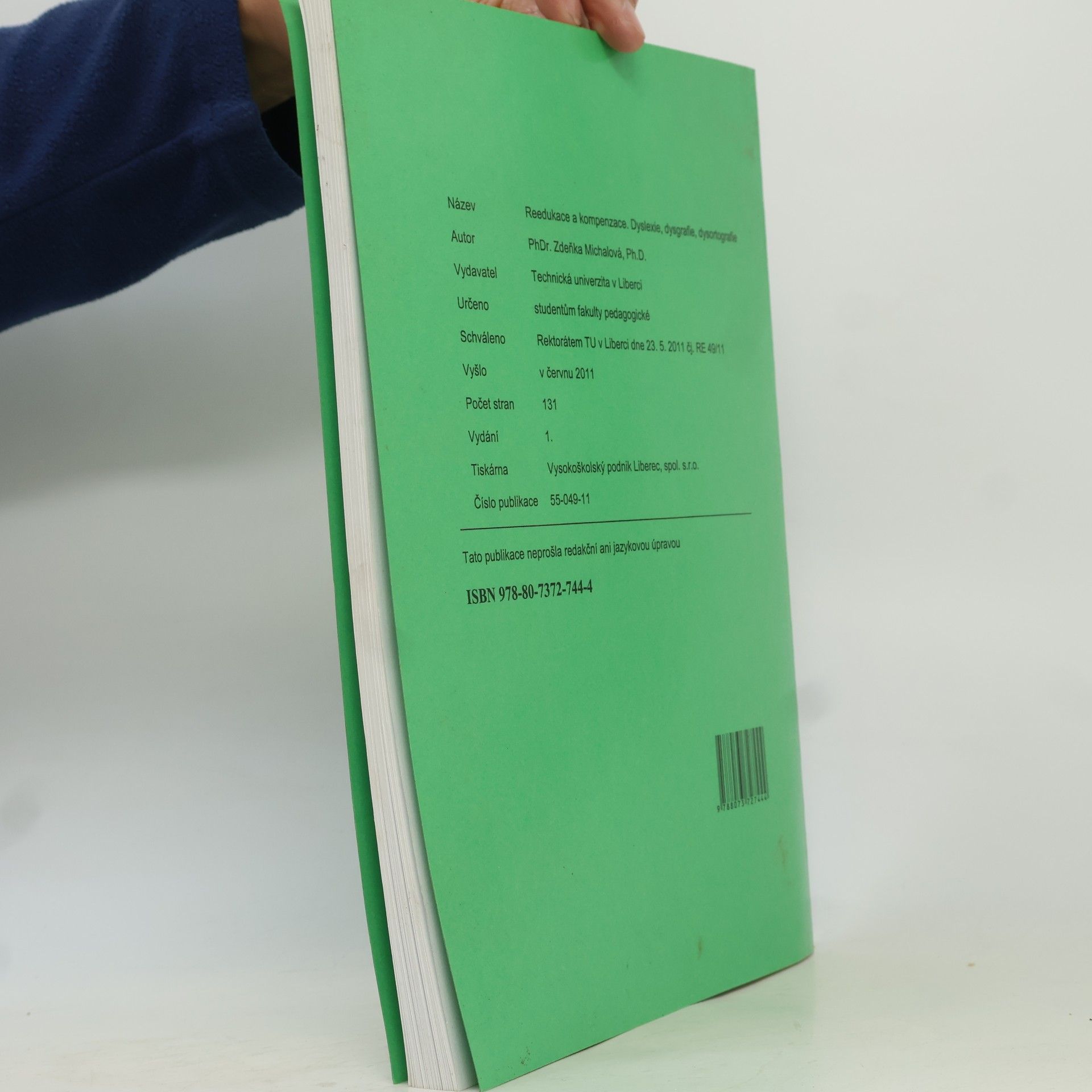 Zdeňka Michalová Reedukace a kompenzace : dyslexie, dysgrafie, dysortografie