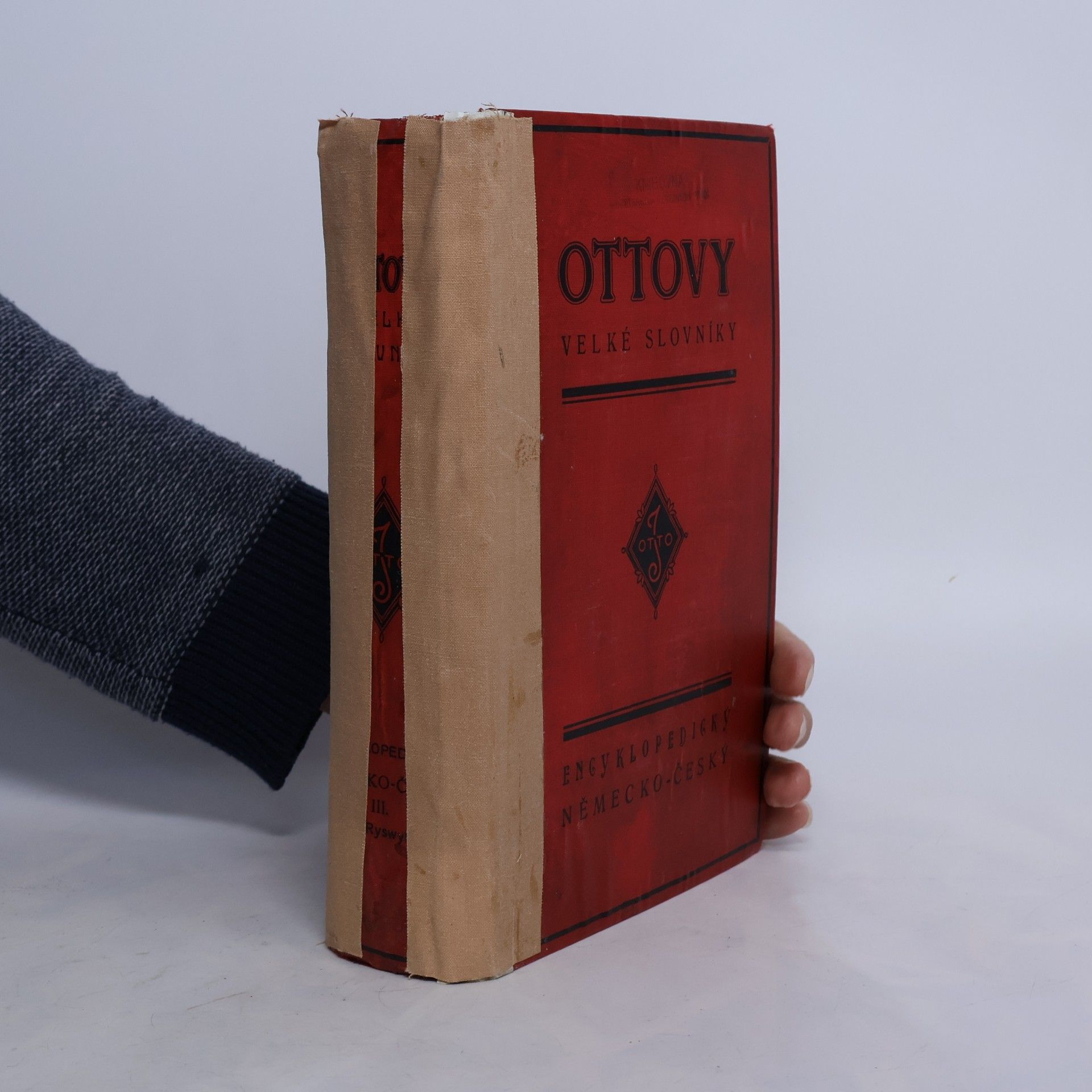 Ottovy velké slovníky. Encyklopedický německo-český 3