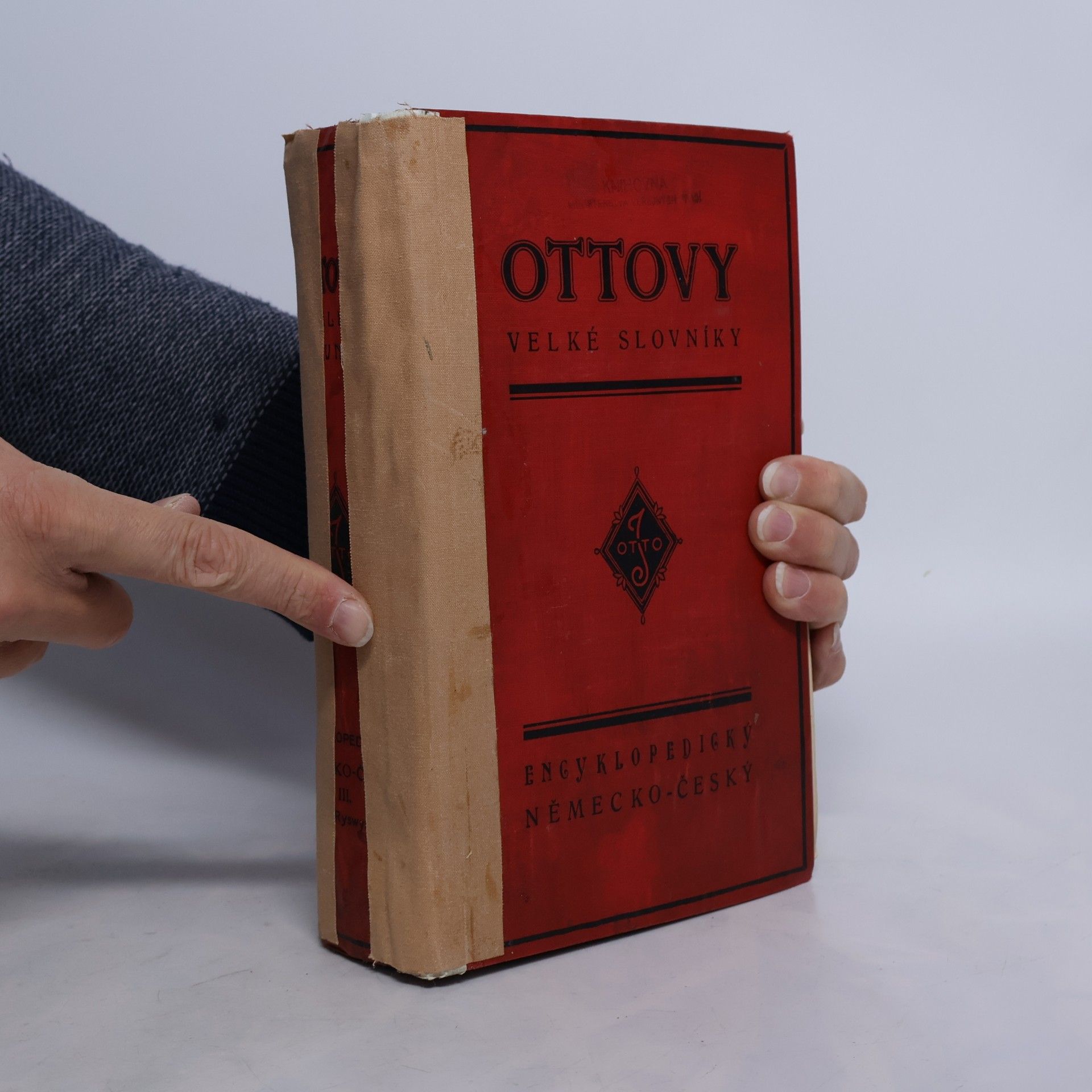 J. Otto Ottovy velké slovníky. Encyklopedický německo-český 3