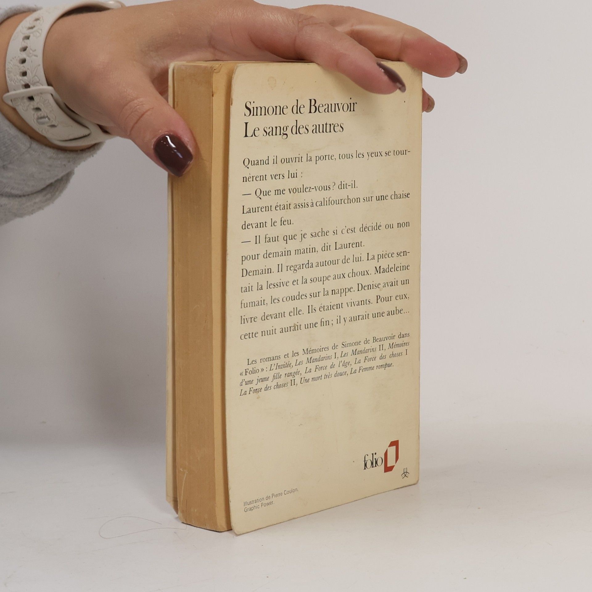 Simone Beauvoir Le sang des autres