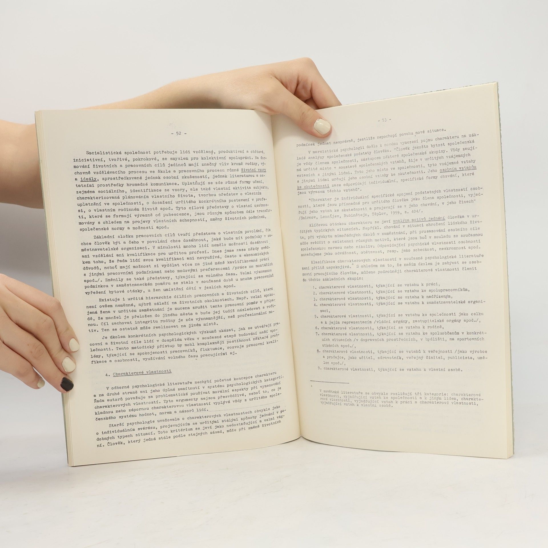 Bohumír Chalupa Otázky psychologie v systému práce s lidmi