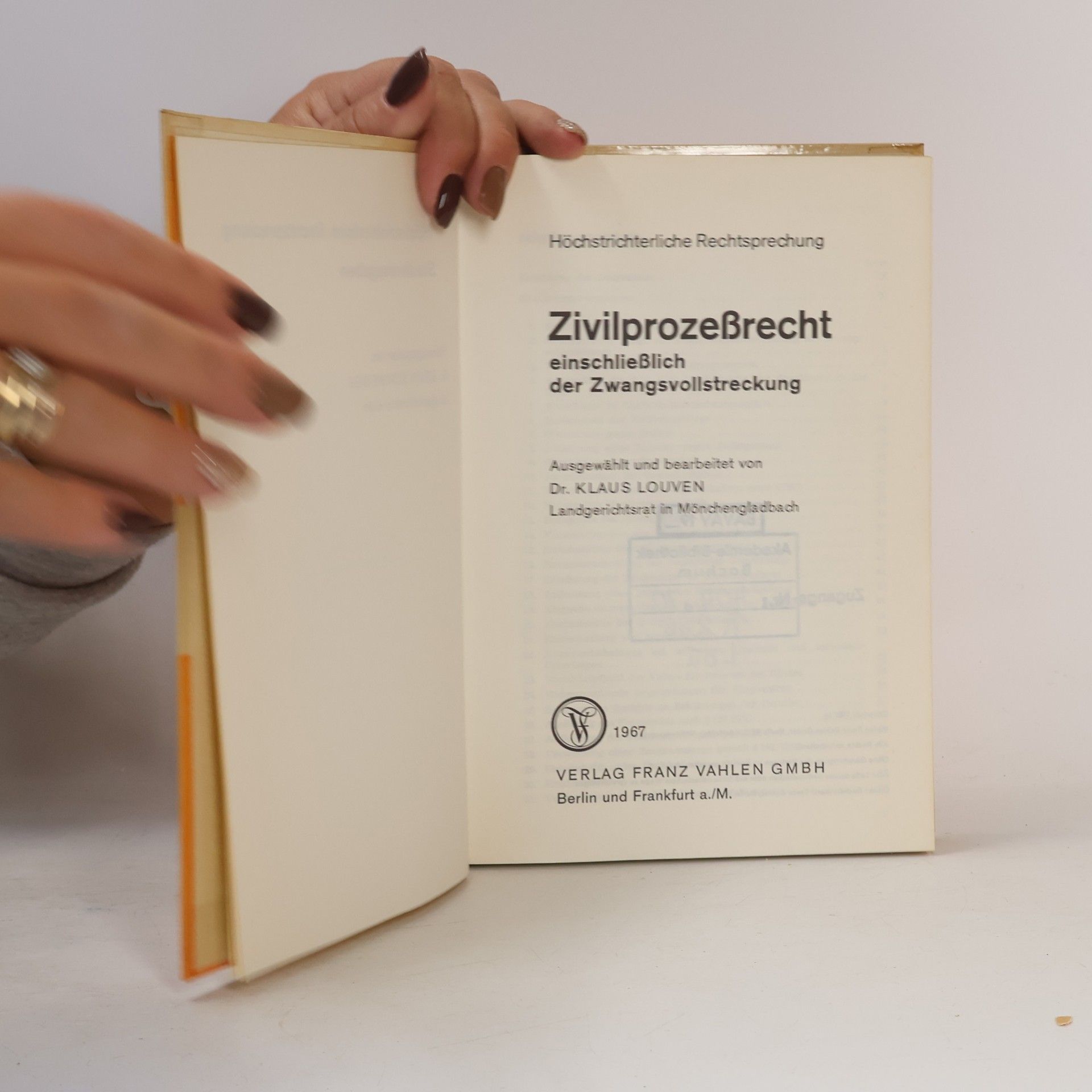 Louven Zivilprozeßrecht