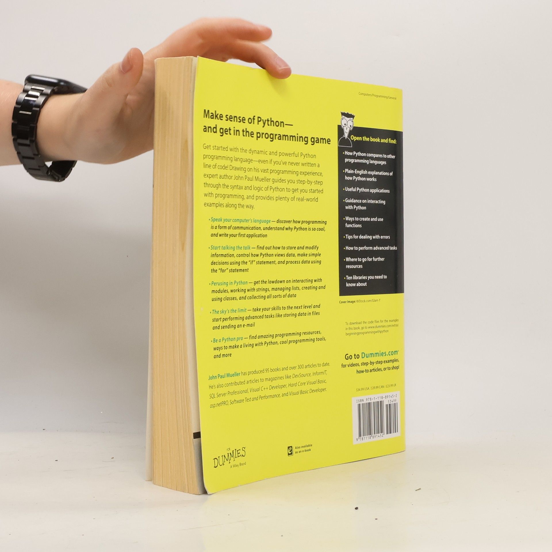 John Paul Mueller For Dummies: Beginning Programming with Python