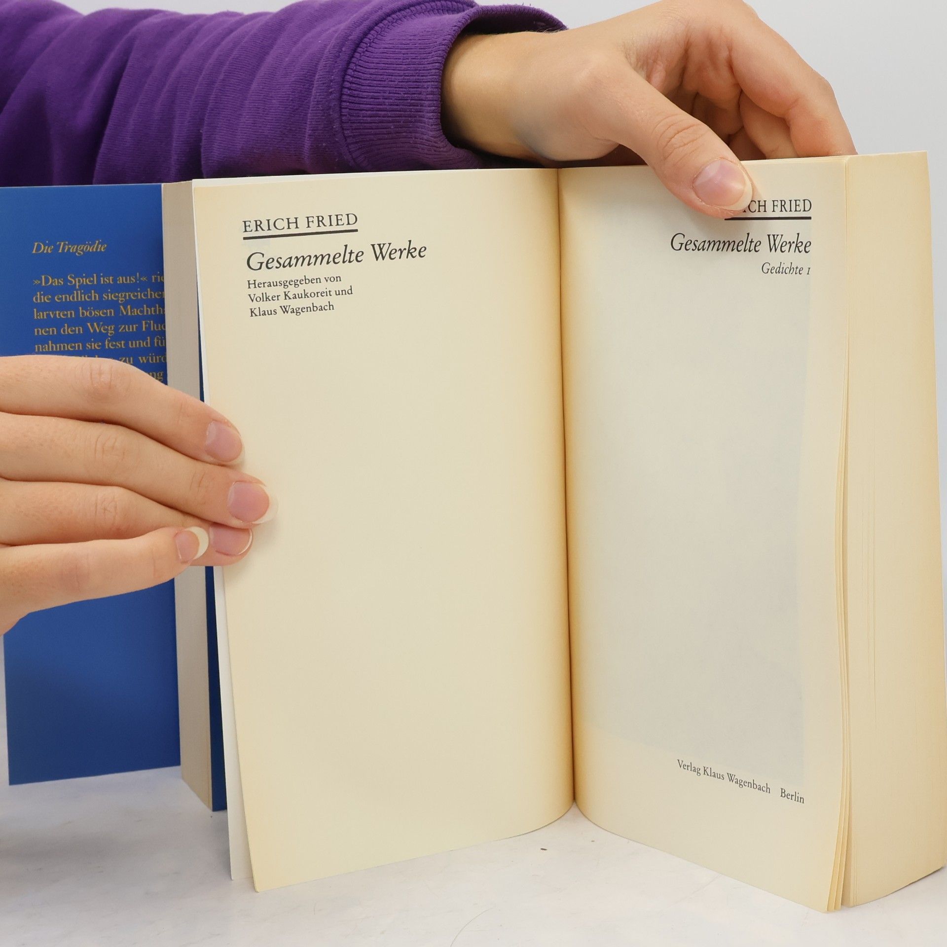 Erich Fried Gesammelte Werke, 4 Band. Gedichte 1., 2., 3. und Prosa