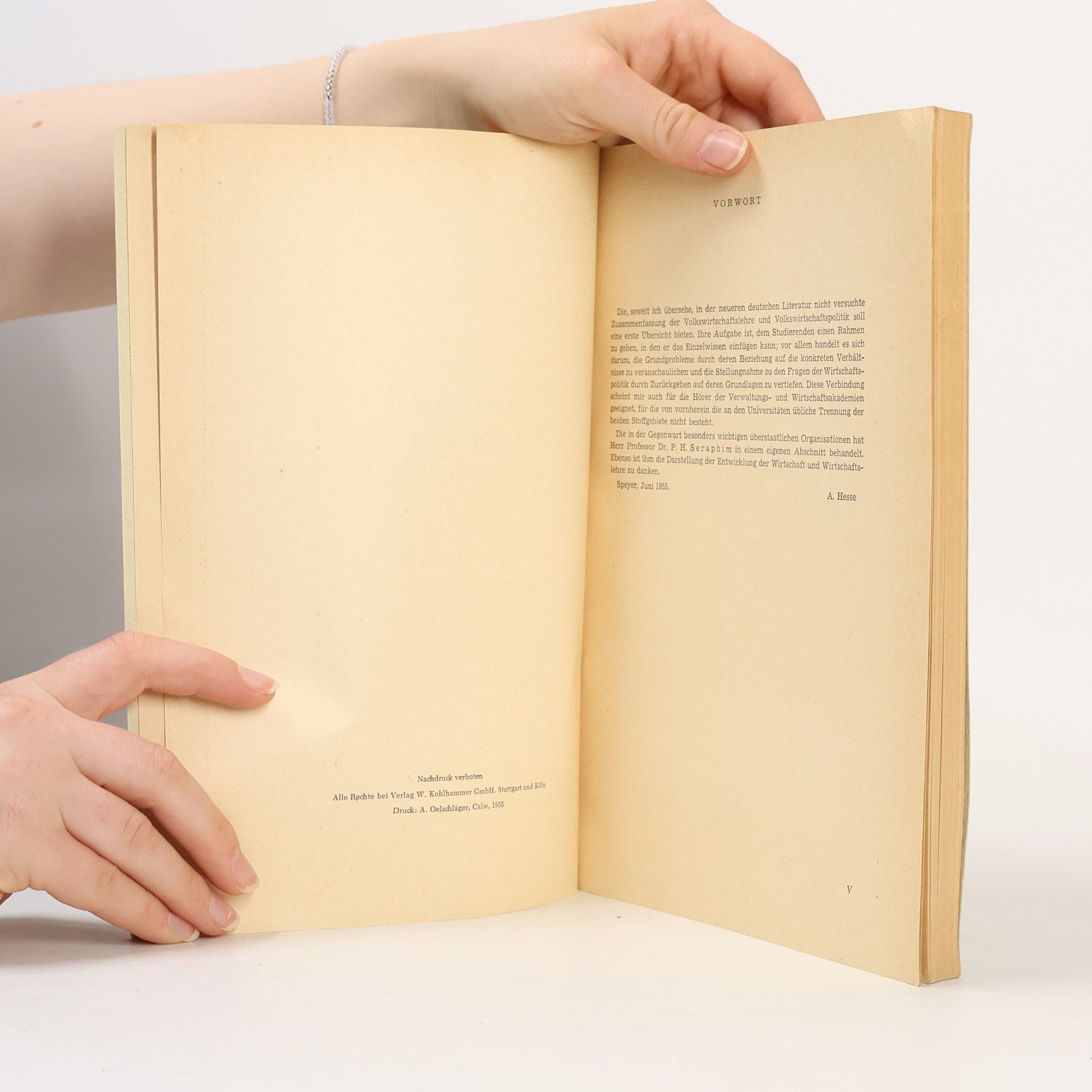 Hesse Allgemeine und angewandte Volkswirtschaftslehre