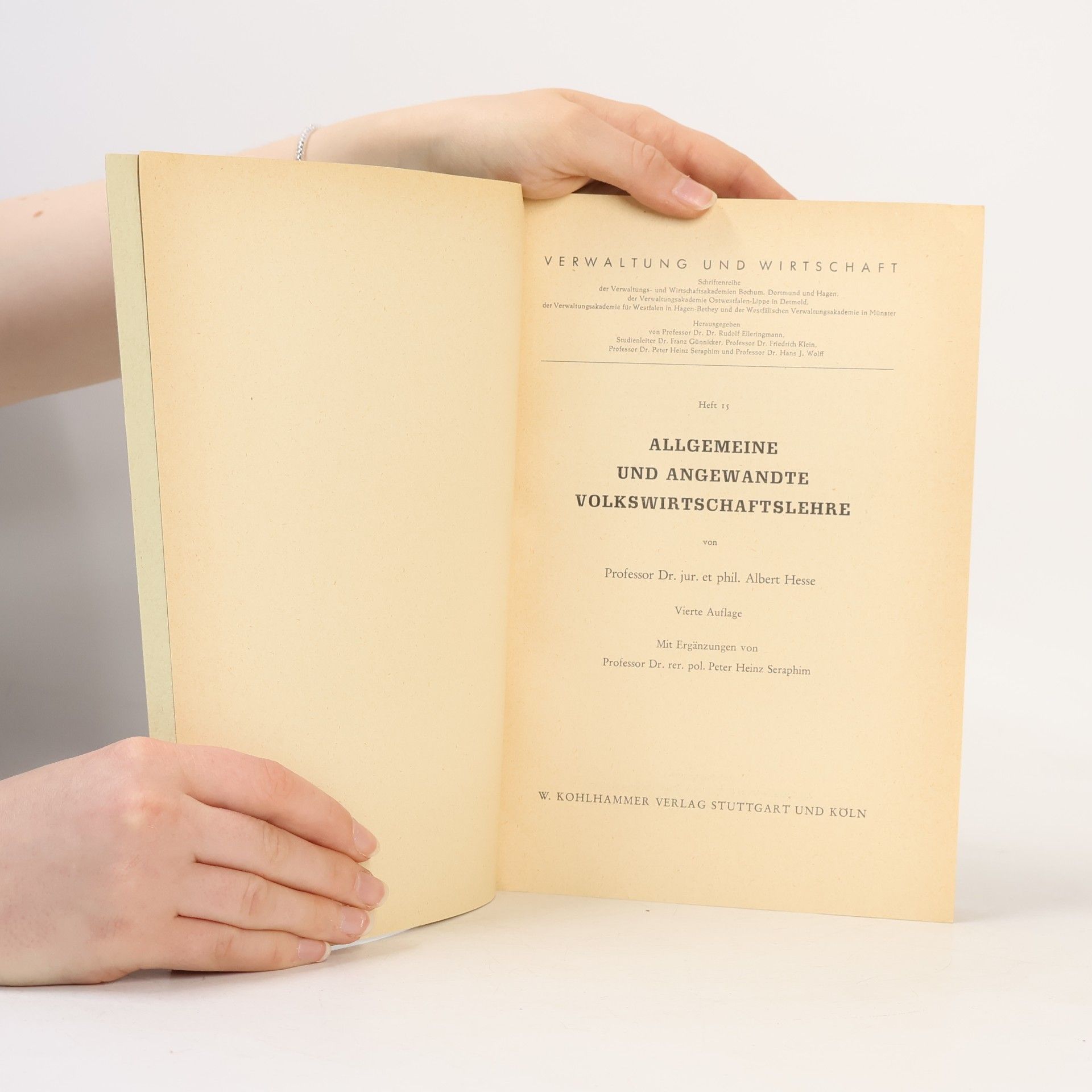 Hesse Allgemeine und angewandte Volkswirtschaftslehre
