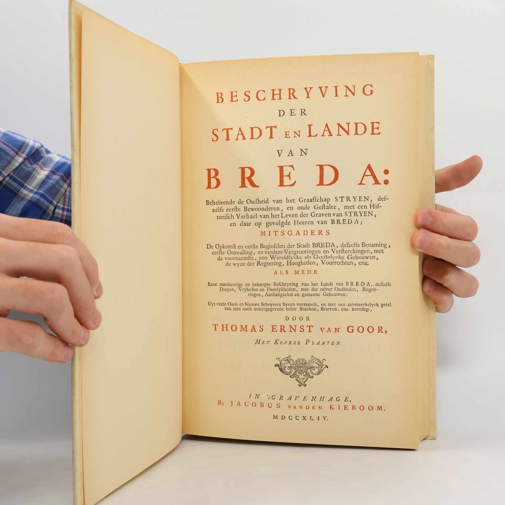 Thomas Ernst Van Goor Beschryving van Breda