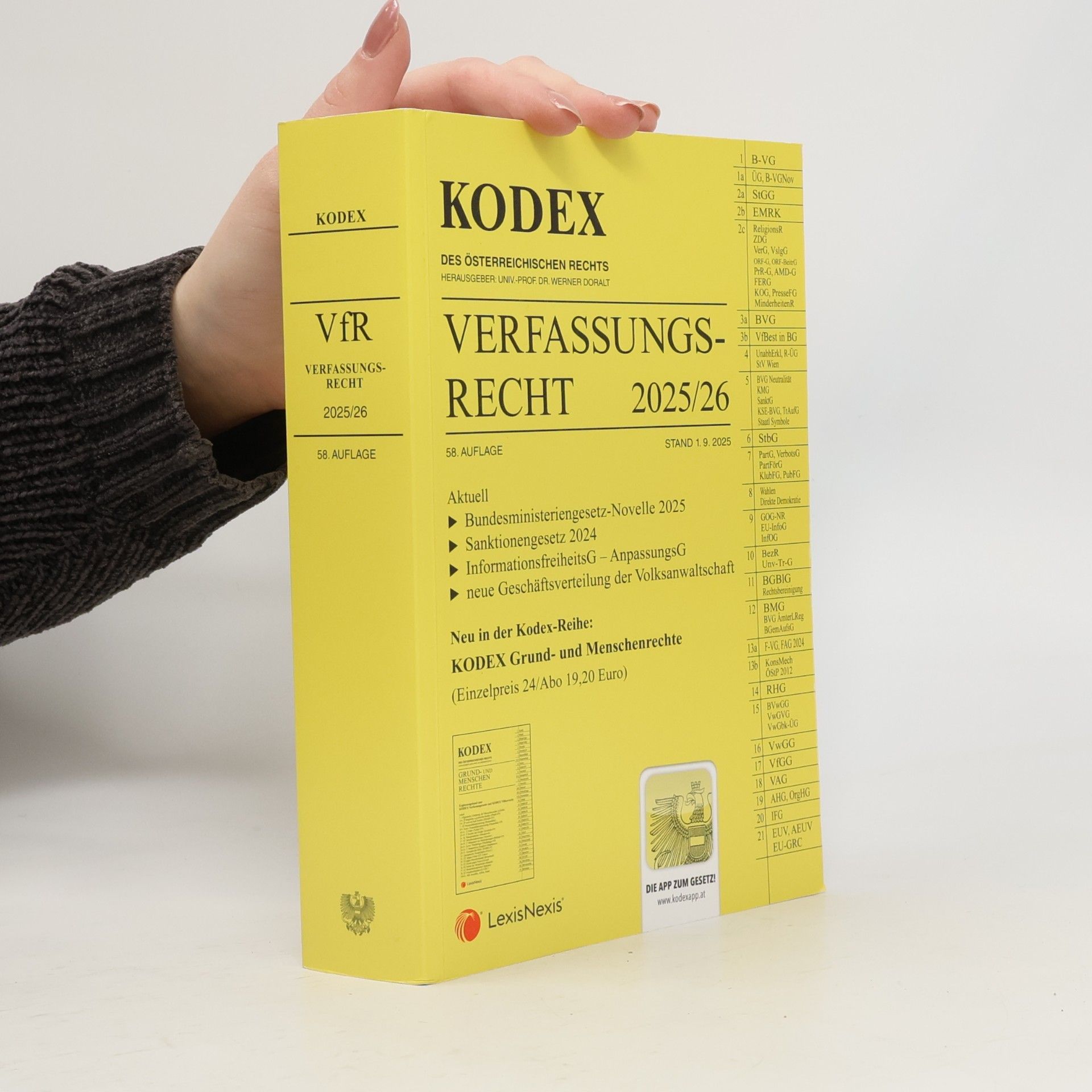 Kodex Verfassungsrecht - 58. Auflage - inkl. App