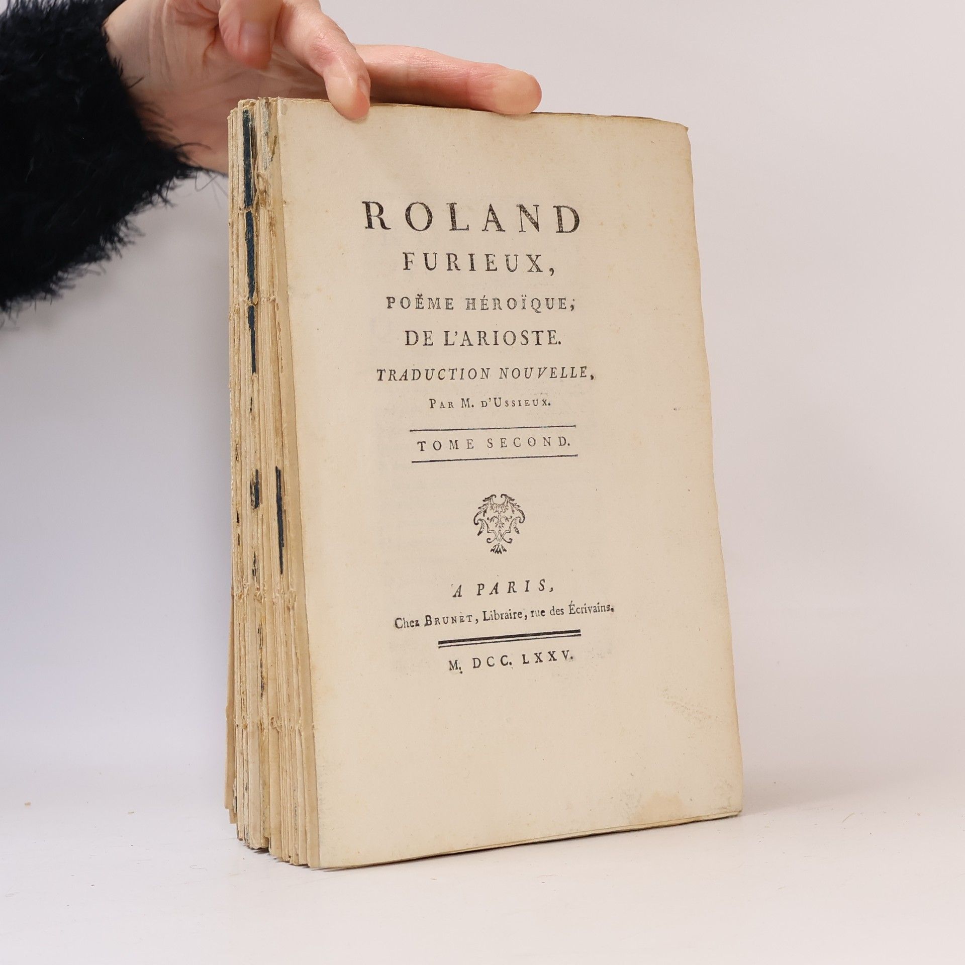 Roland furieux, poëme héroïque, de l'Arioste