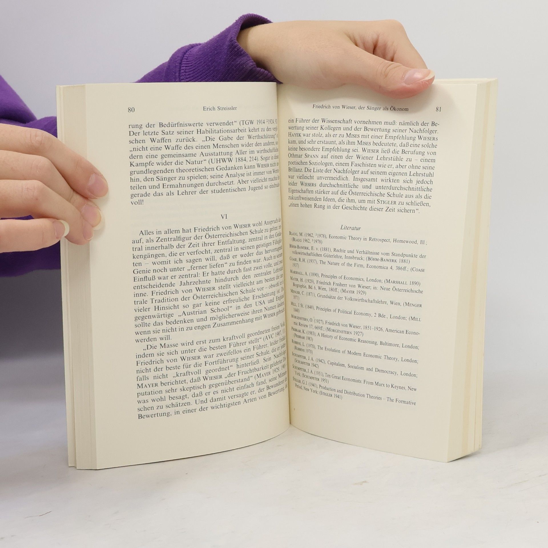 Norbert Leser Schriftenreihe des Ludwig Boltzmann-Instituts für neuere Österreichische Geistesgeschichte: Die Wiener Schule der Nationalökonomie