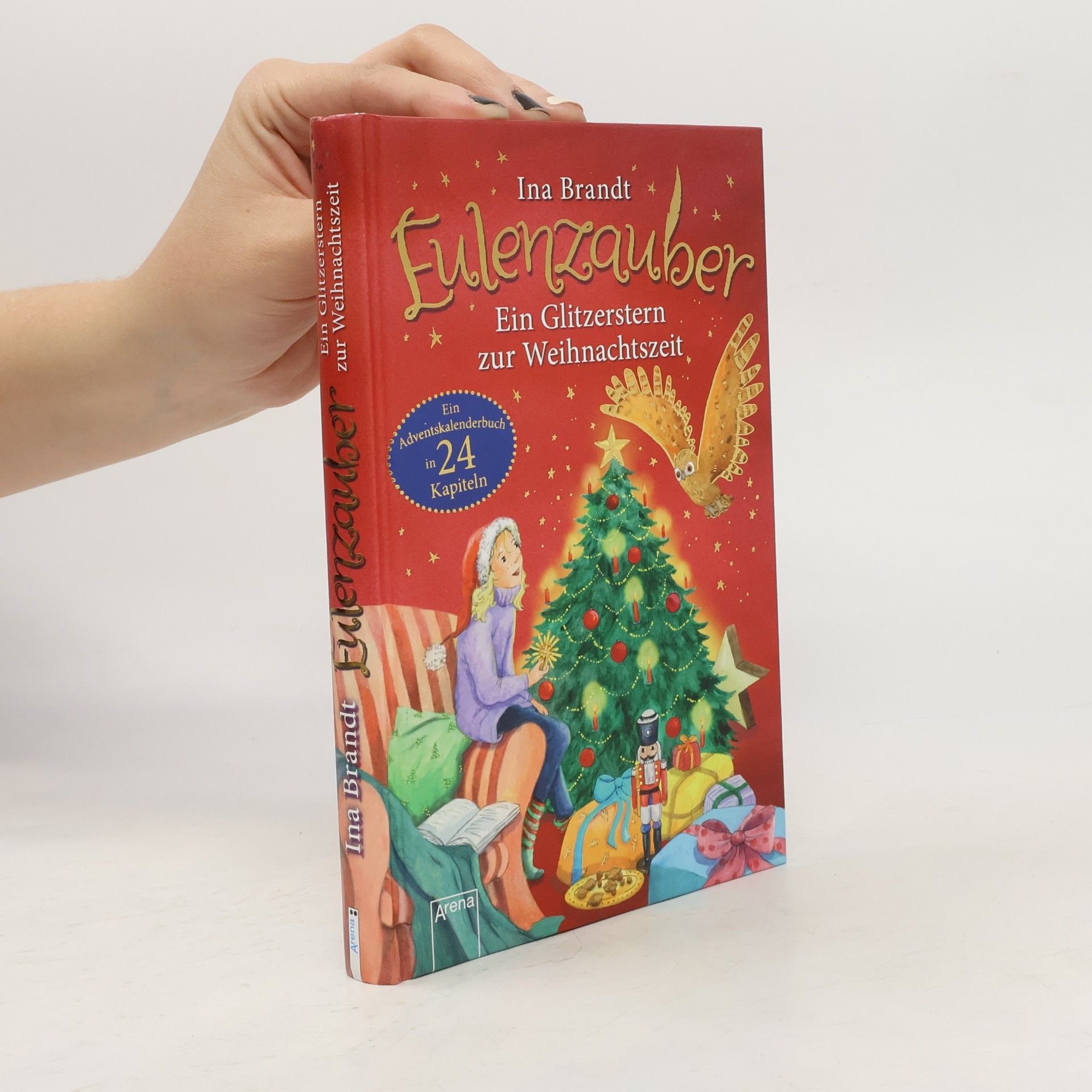 Eulenzauber - ein Glitzerstern zur Weihnachtszeit
