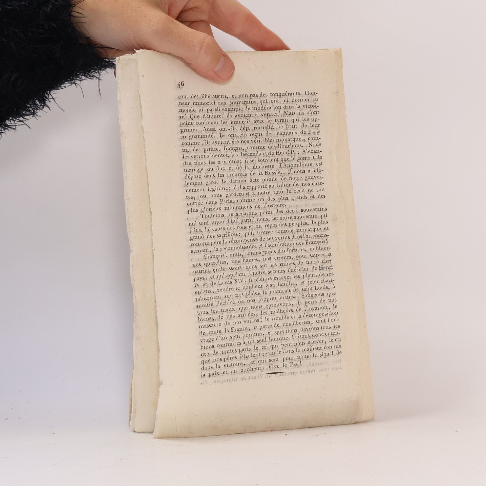 F. A. De Chateaubriand DE BUONAPARTE, DES BOURBONS
