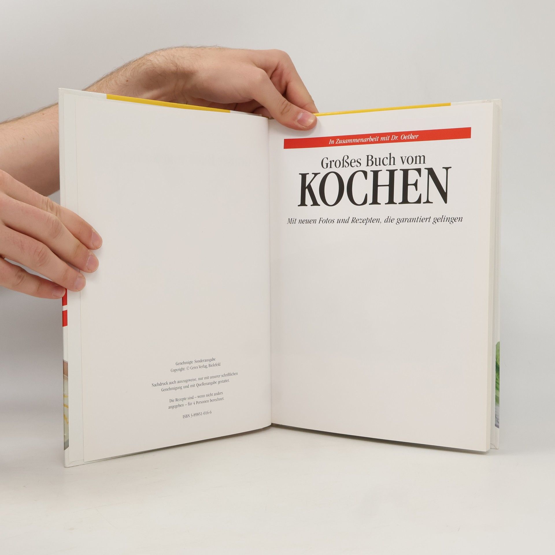 Various authors Großes Buch vom Kochen