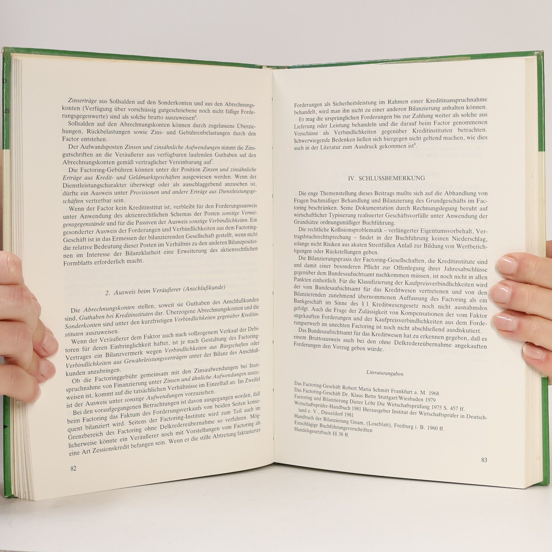 Prof. Dr. K. F. HagenmLler Factoring-Handbuch