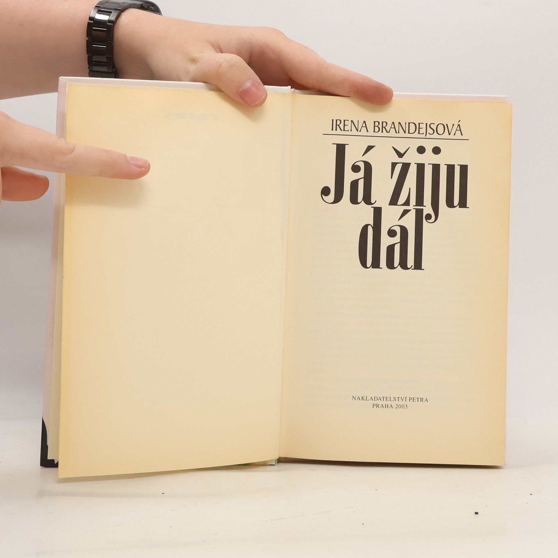 Brandejsová Irena Já žiju dál